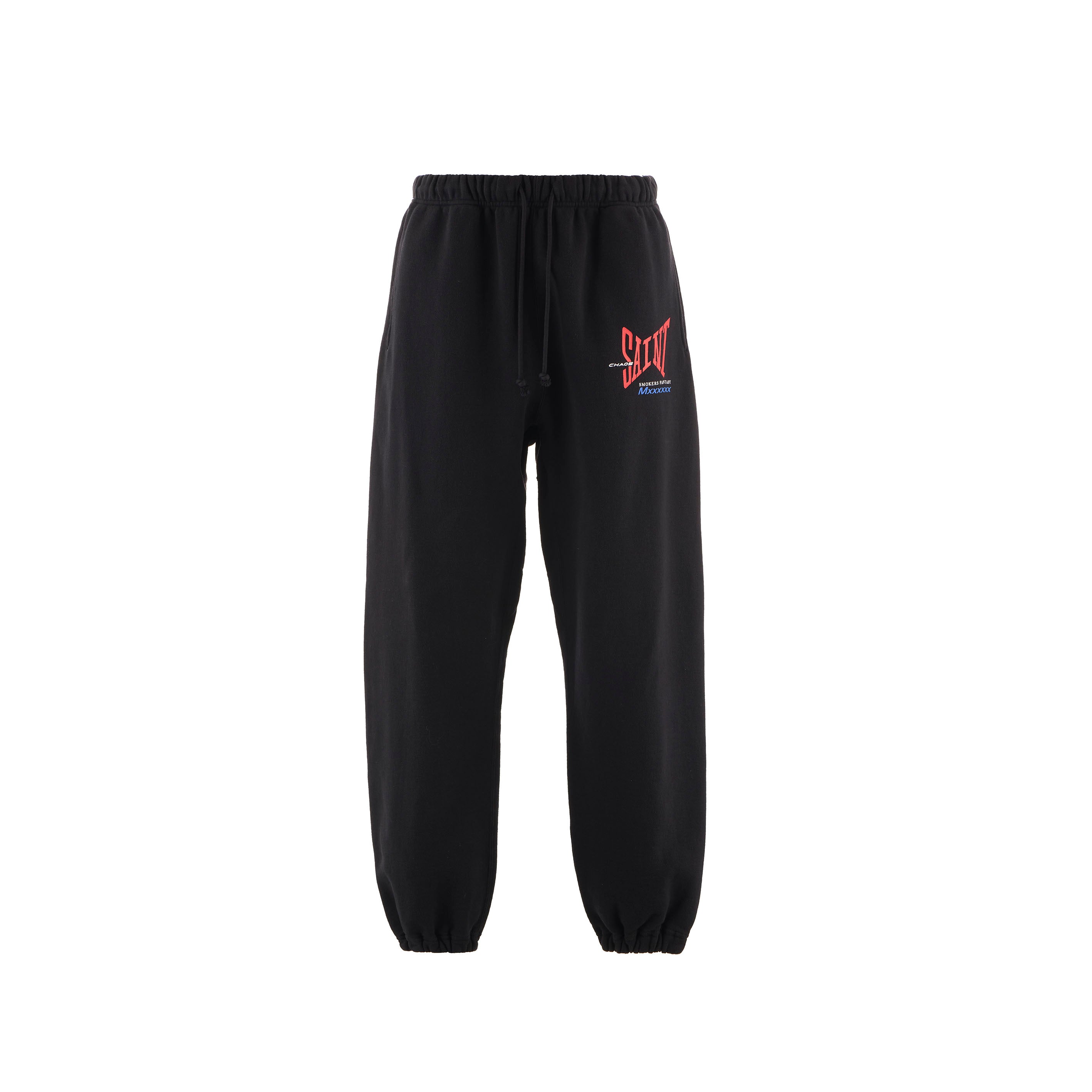SAINT Mxxxxxx]SWEAT PANTS/RIBBON SAINT/BLACK(SM-HR1-0000-059) – R&Co.