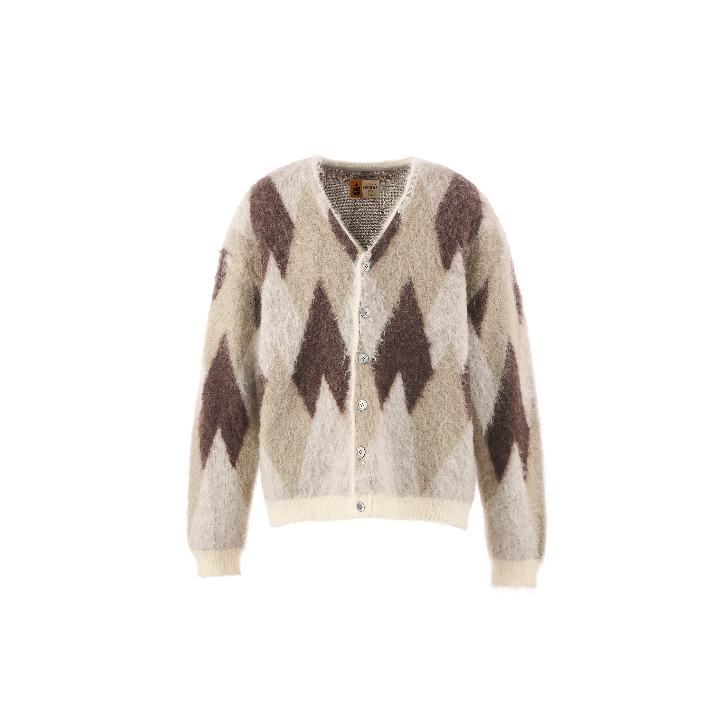 SAINT Mxxxxxx]KNIT CARDIGAN/ARGYLE/MULTI(SM-HR1-0000-074) – R&Co.