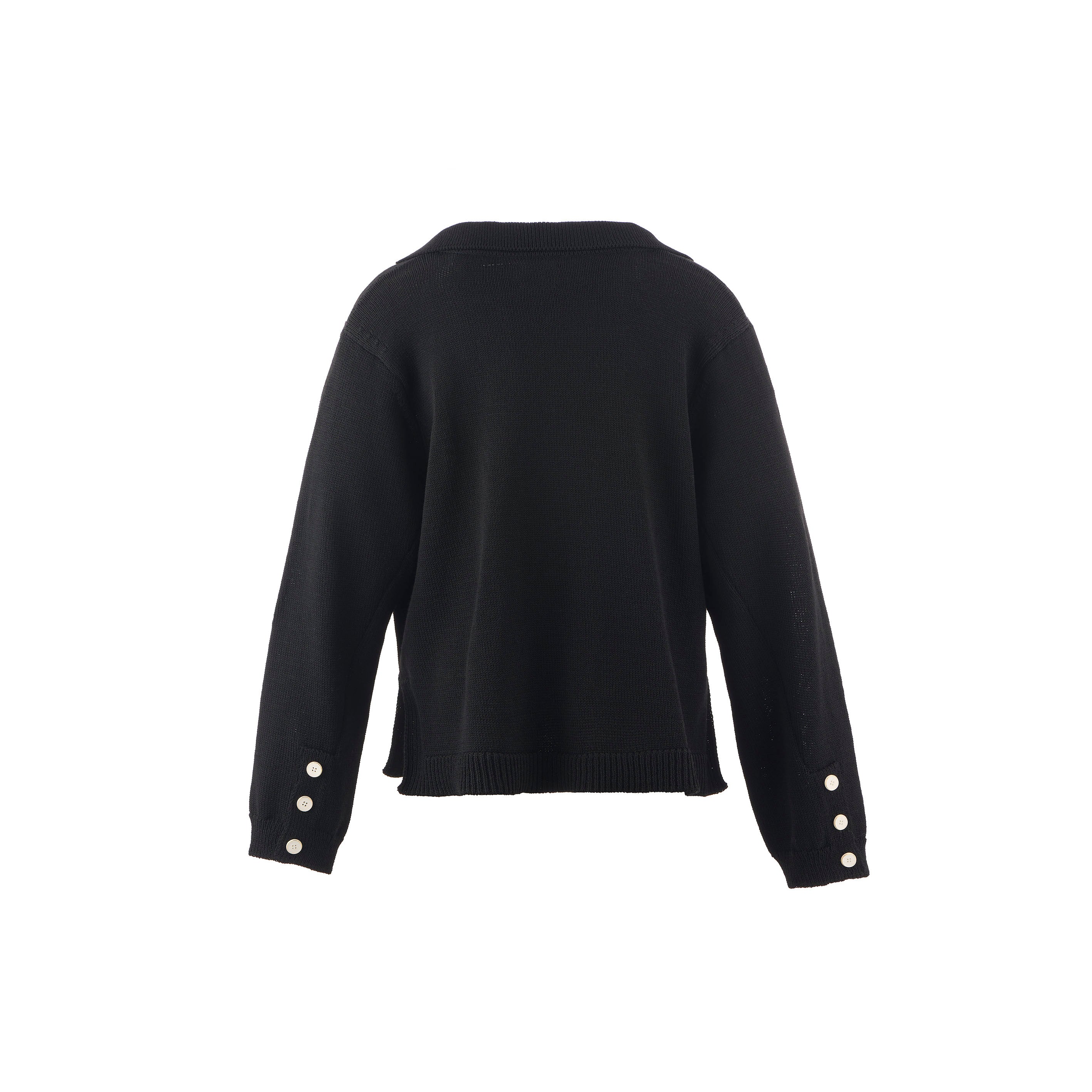 SAINT Mxxxxxx]KNIT JACKET/BLACK(SM-HR1-0000-075) – R&Co.
