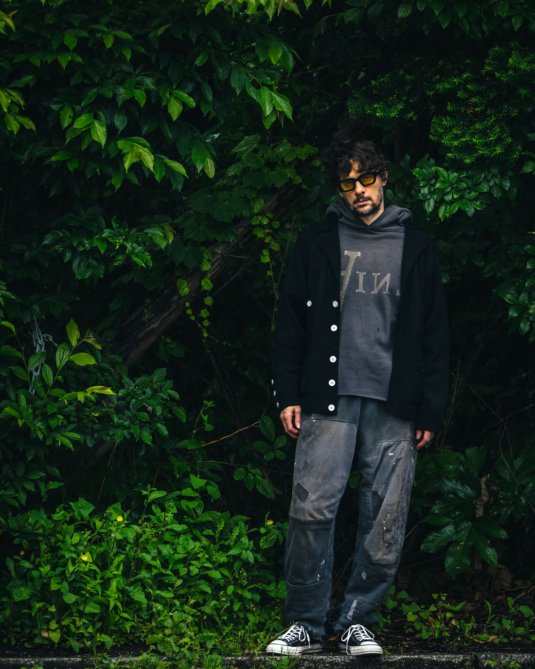 [SAINT Mxxxxxx]KNIT JACKET/BLACK(SM-HR1-0000-075)