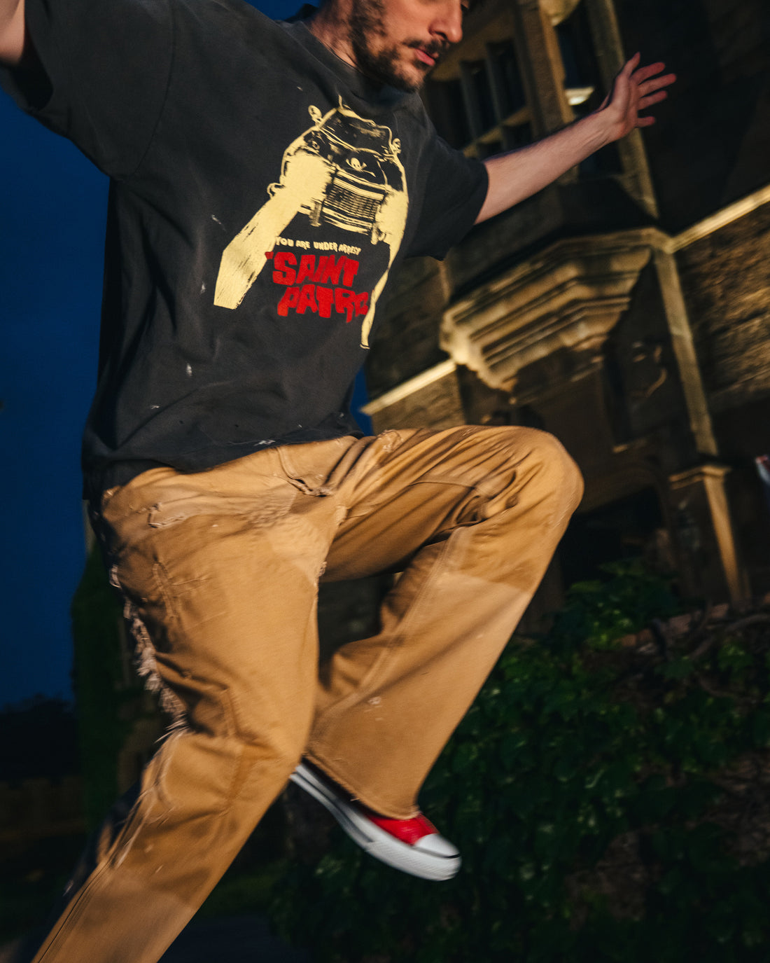 [SAINT Mxxxxxx]DOUBLE KNEE PANTS/BEIGE(SM-HR1-0000-084)