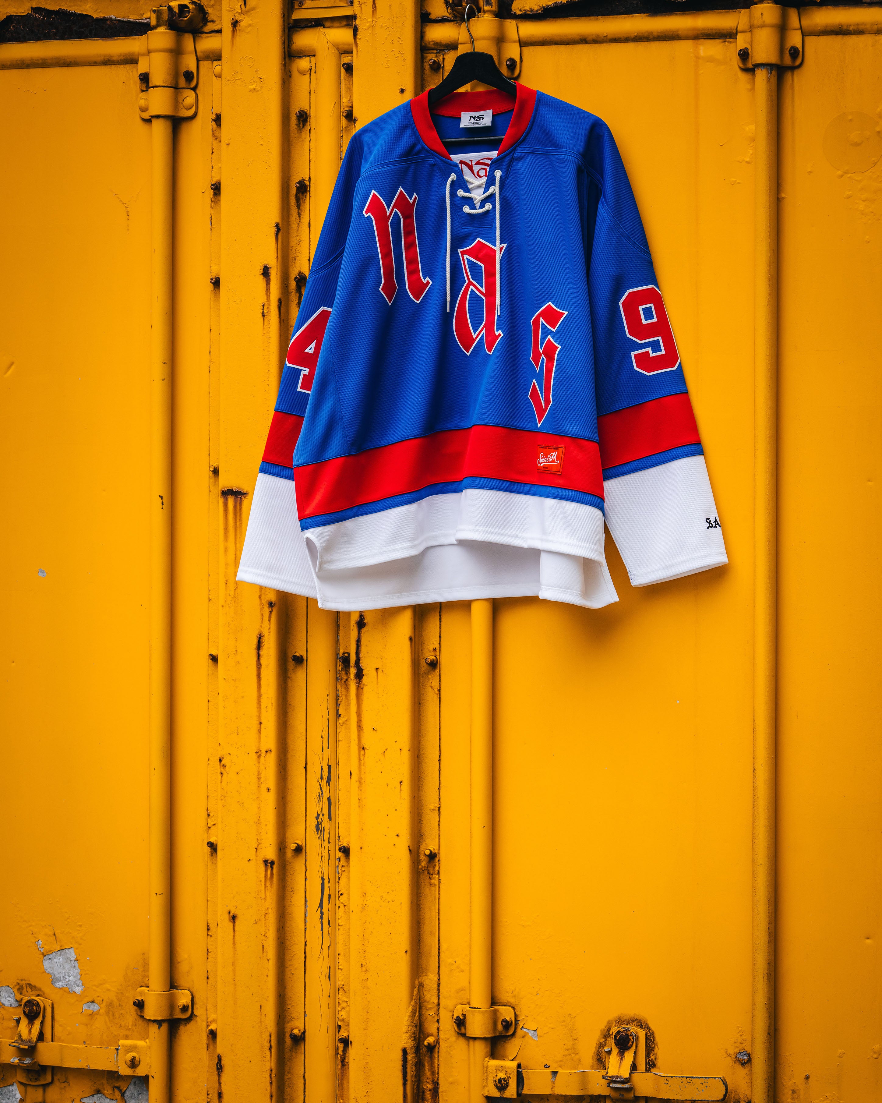 SAINT Mxxxxxx]NAS_GAME SHIRT/BLUE(SM-HR1-0000-C21) – R&Co.