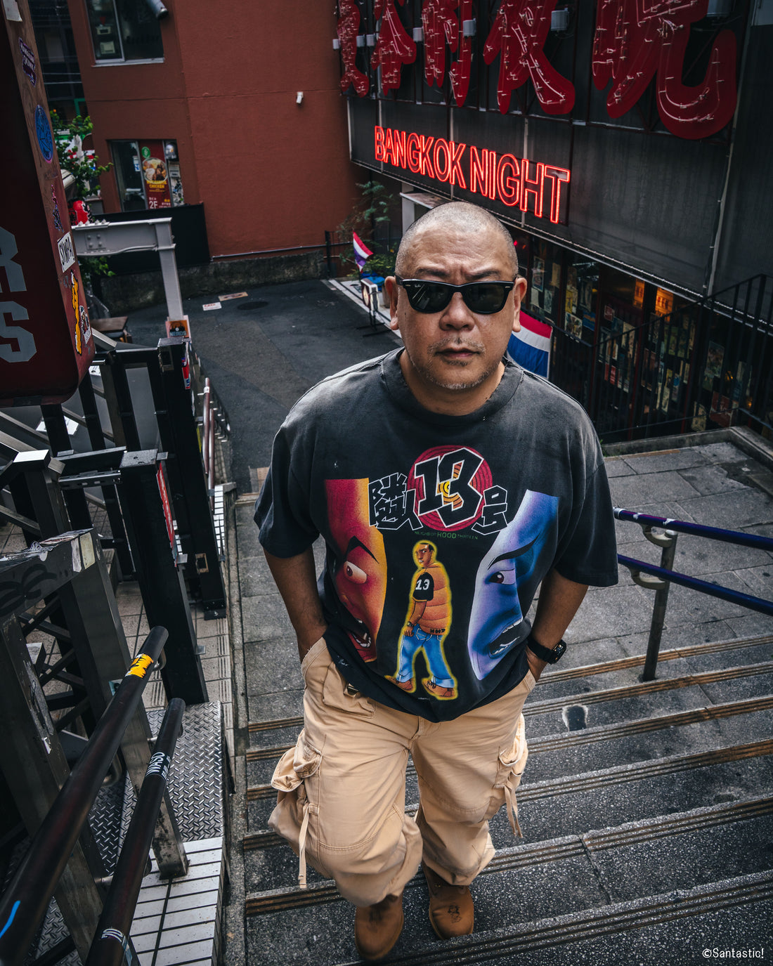 [SAINT Mxxxxxx]GS_SS TEE/隣人13号/BLACK(SM-HR1-0000-C24)