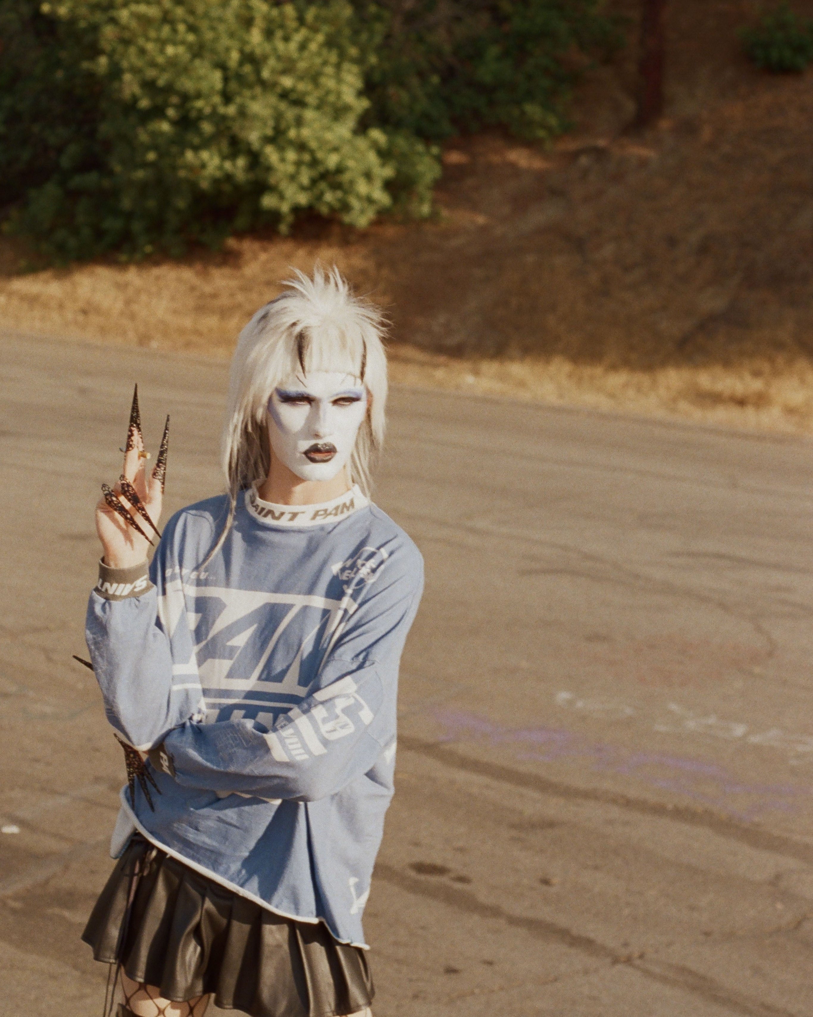 SAINT Mxxxxxx]PAM_LS TEE/SAINT PAM/BLUE(SM-HR1-0000-C28) – R&Co.