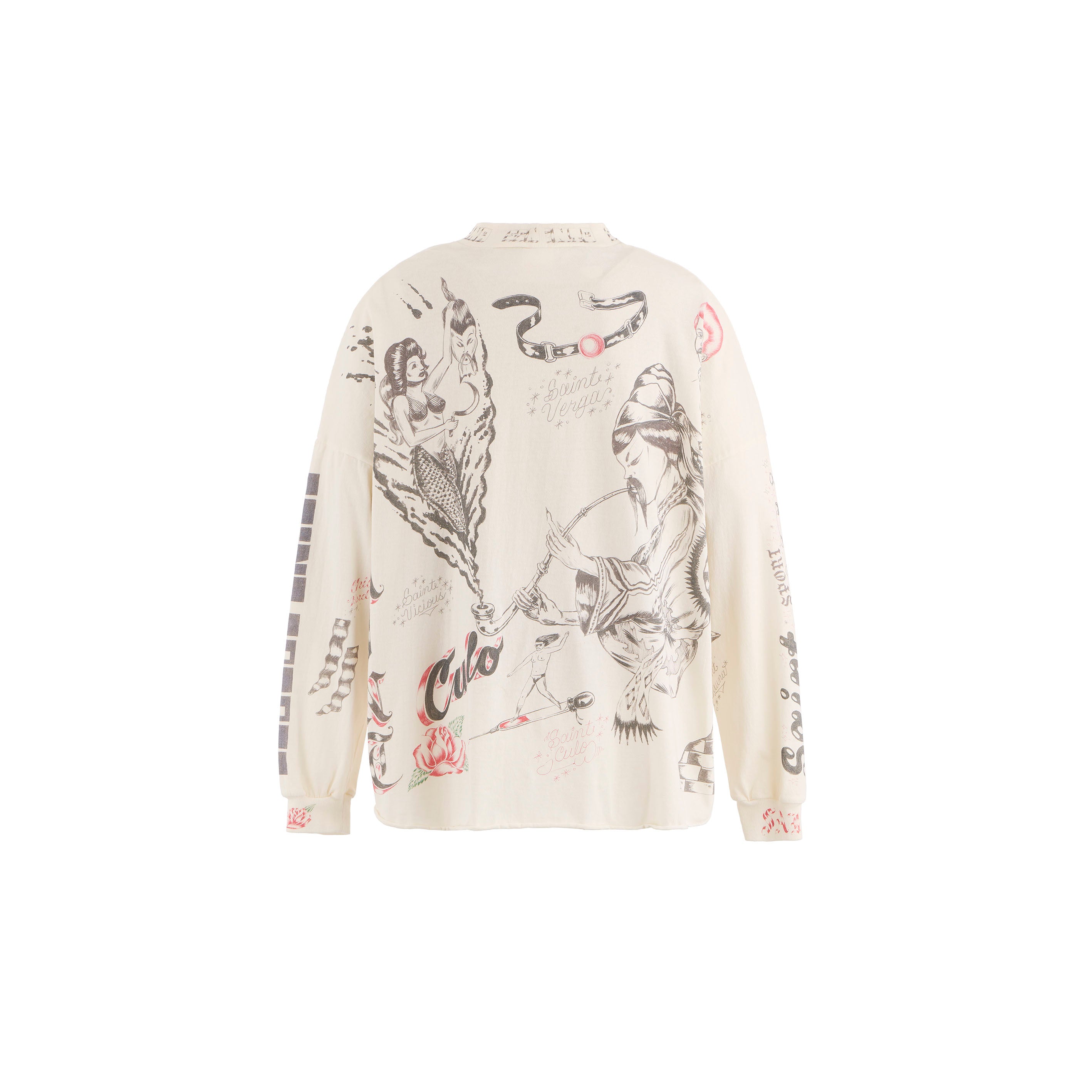 SAINT Mxxxxxx]ALX_LS TEE/DRAWING/WHITE(SM-HR1-0000-C30) – R&Co.