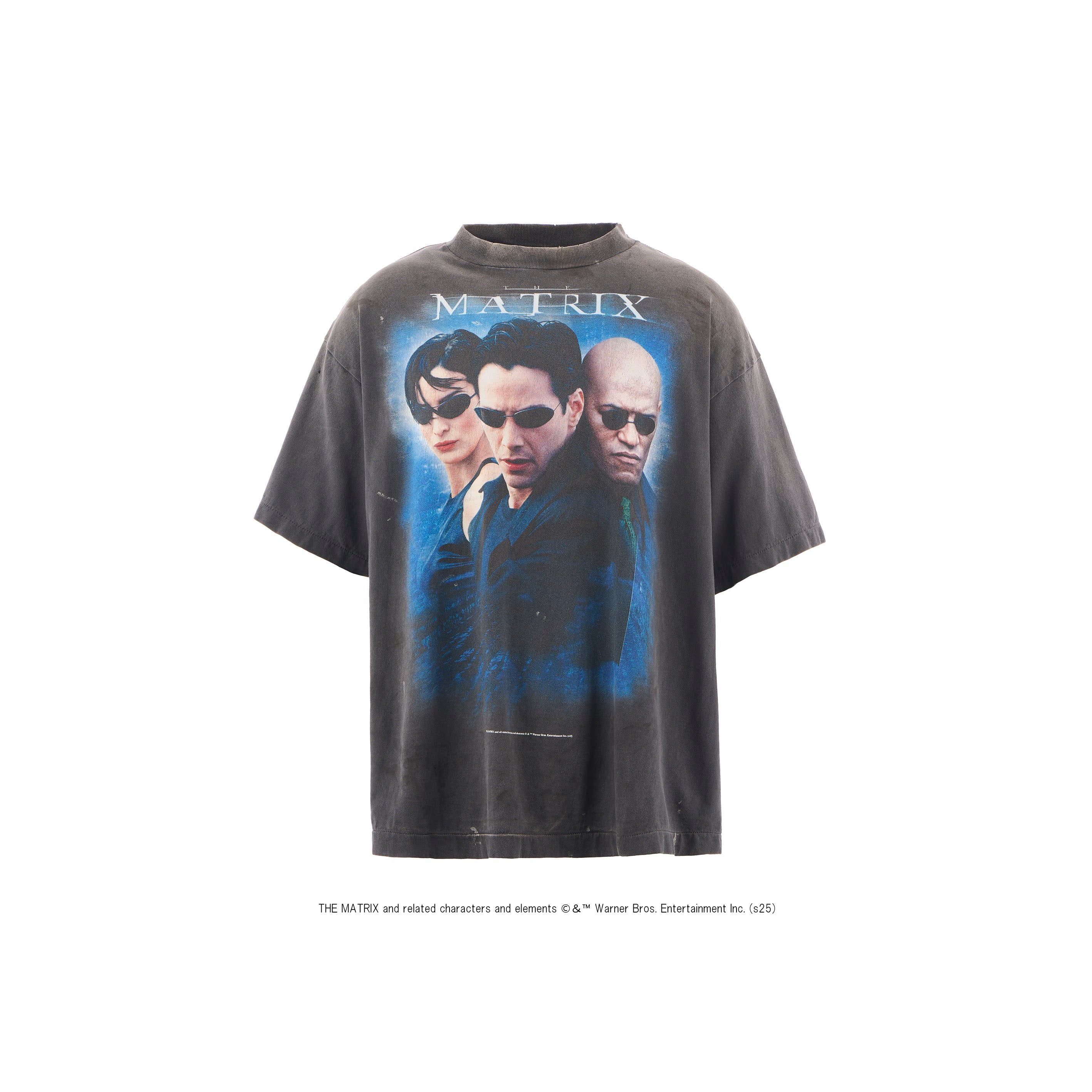 SAINT Mxxxxxx]MTRX_SS TEE/THE MATRIX/BLACK/WHITE(SM-HR1-0000-C41