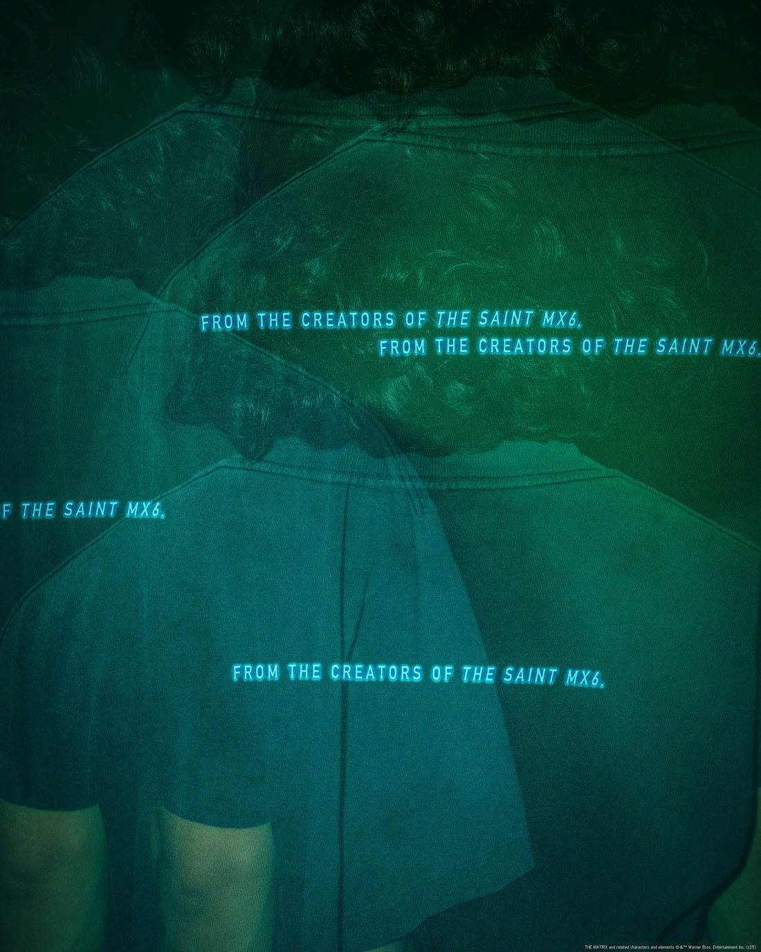 [SAINT Mxxxxxx]MTRX_SS TEE/THE MATRIX/BLACK/WHITE(SM-HR1-0000-C41)