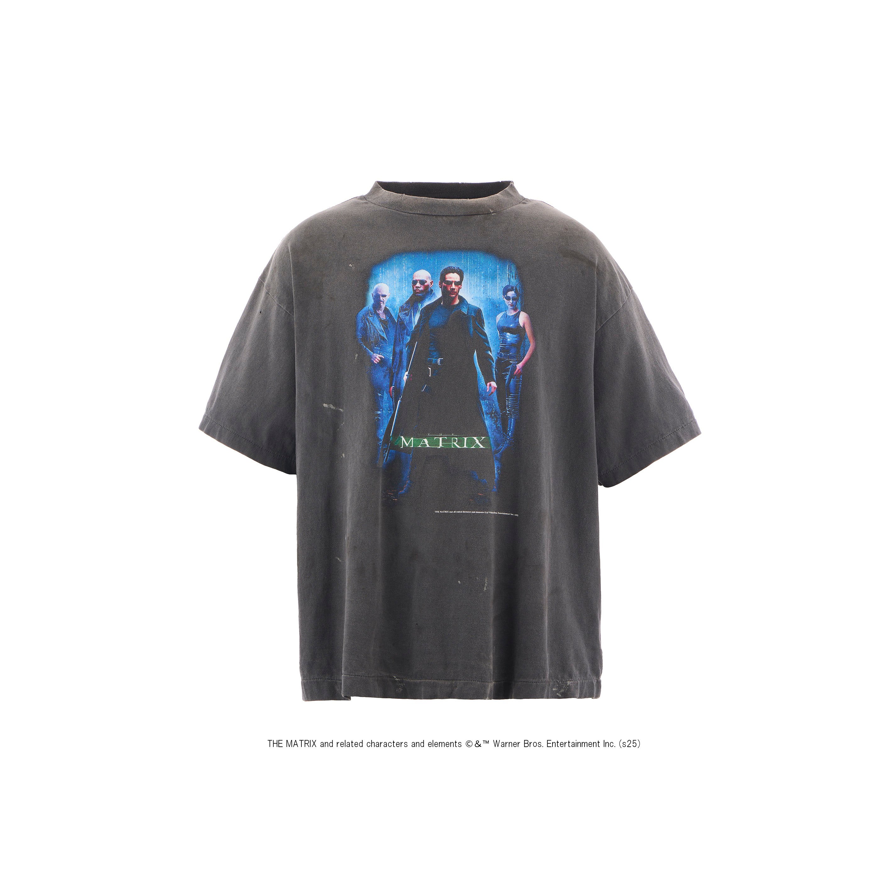 SAINT Mxxxxxx]MTRX_SS TEE/THE MATRIX/BLACK/GREEN(SM-HR1-0000-C42