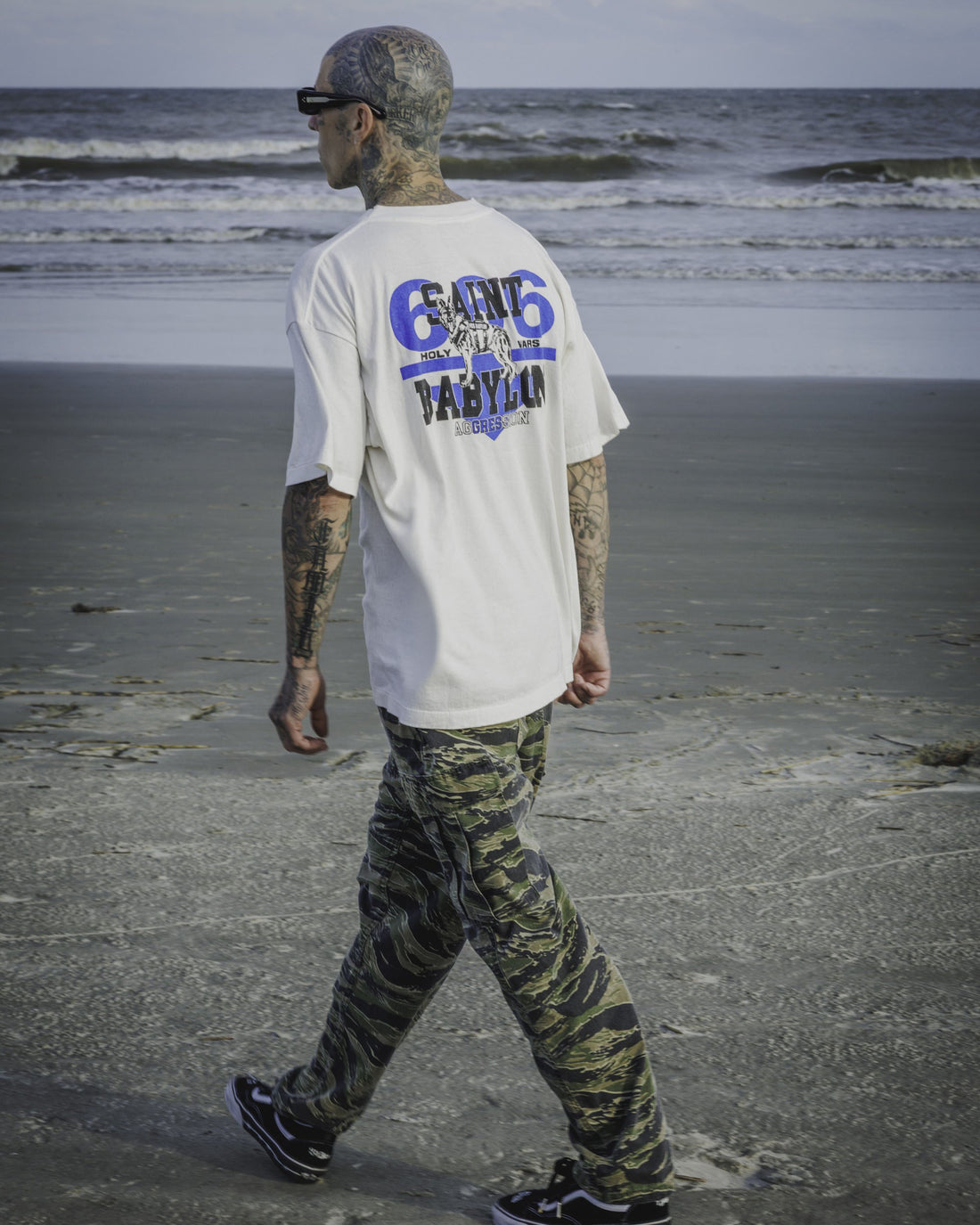 [SAINT Mxxxxxx]BBLN_SS TEE/SAINT BABYLON/WHITE(SM-HR1-0000-C48)