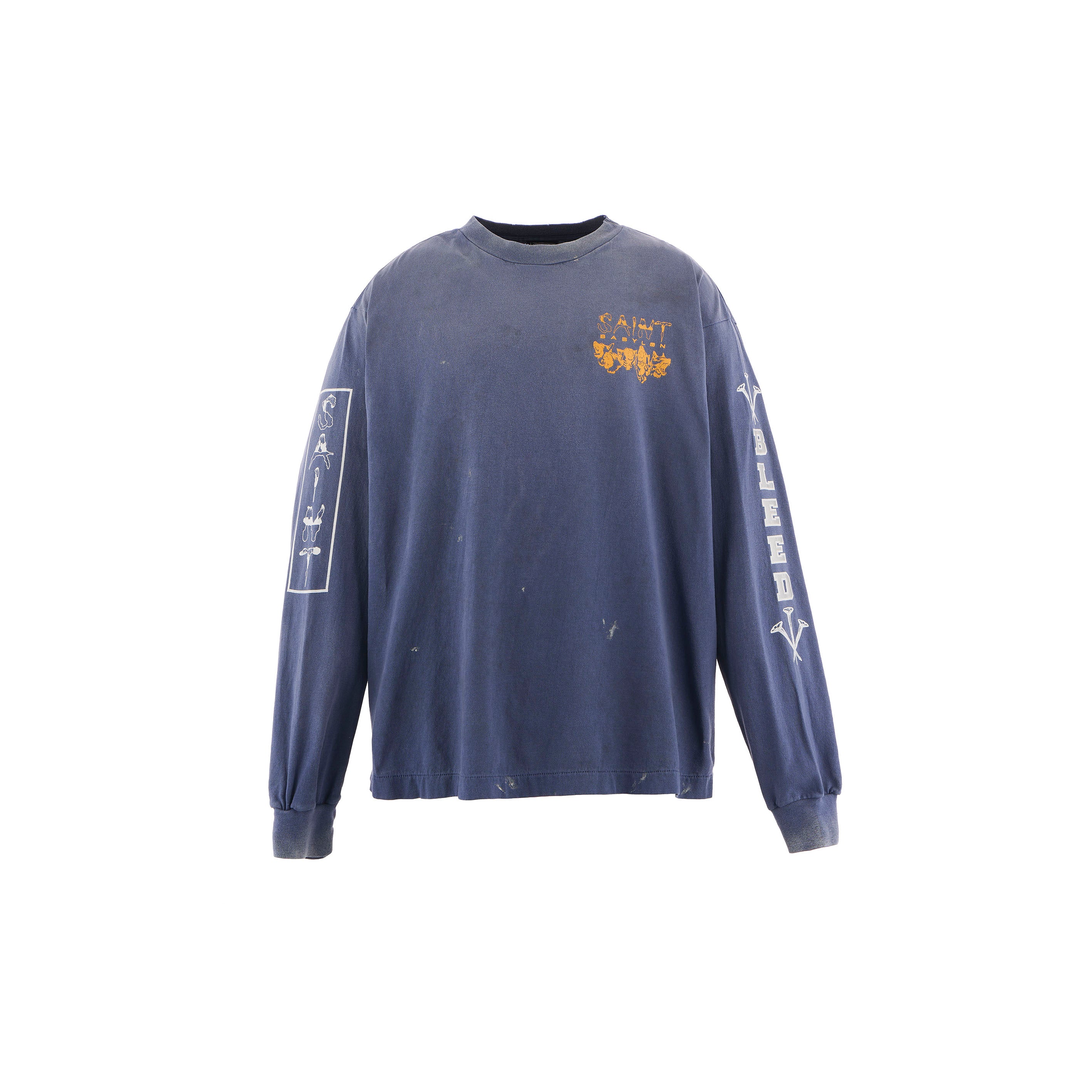 SAINT Mxxxxxx]BBLN_LS TEE/SAINT BABYLON/NAVY(SM-HR1-0000-C49) – R&Co.