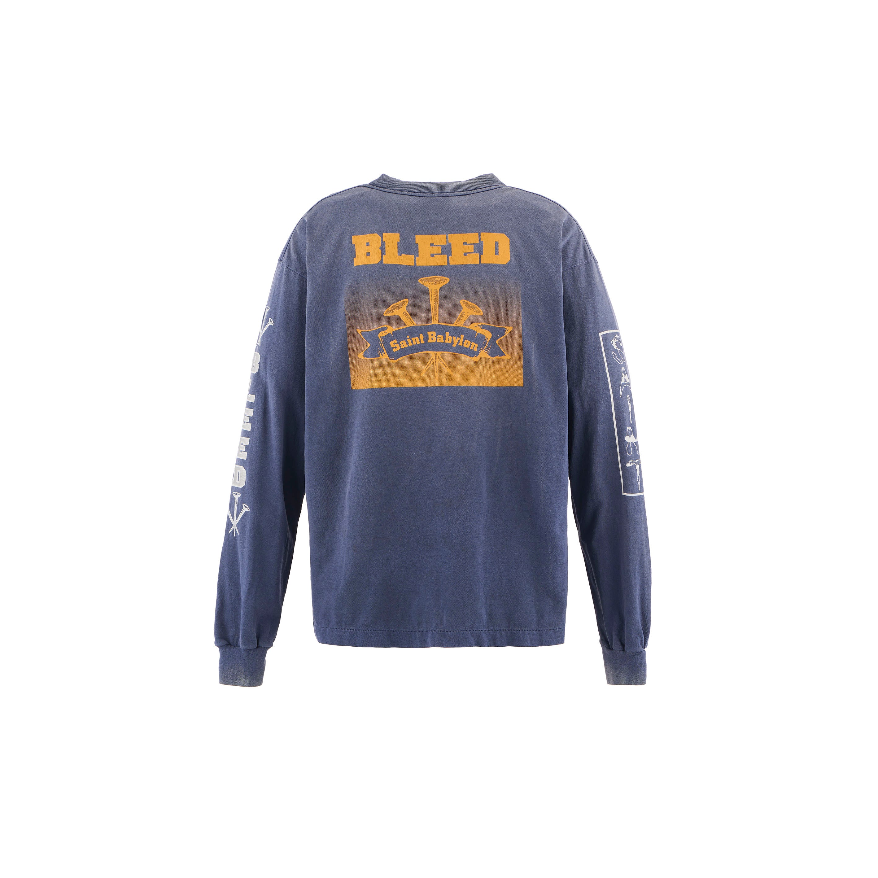SAINT Mxxxxxx]BBLN_LS TEE/SAINT BABYLON/NAVY(SM-HR1-0000-C49) – R&Co.