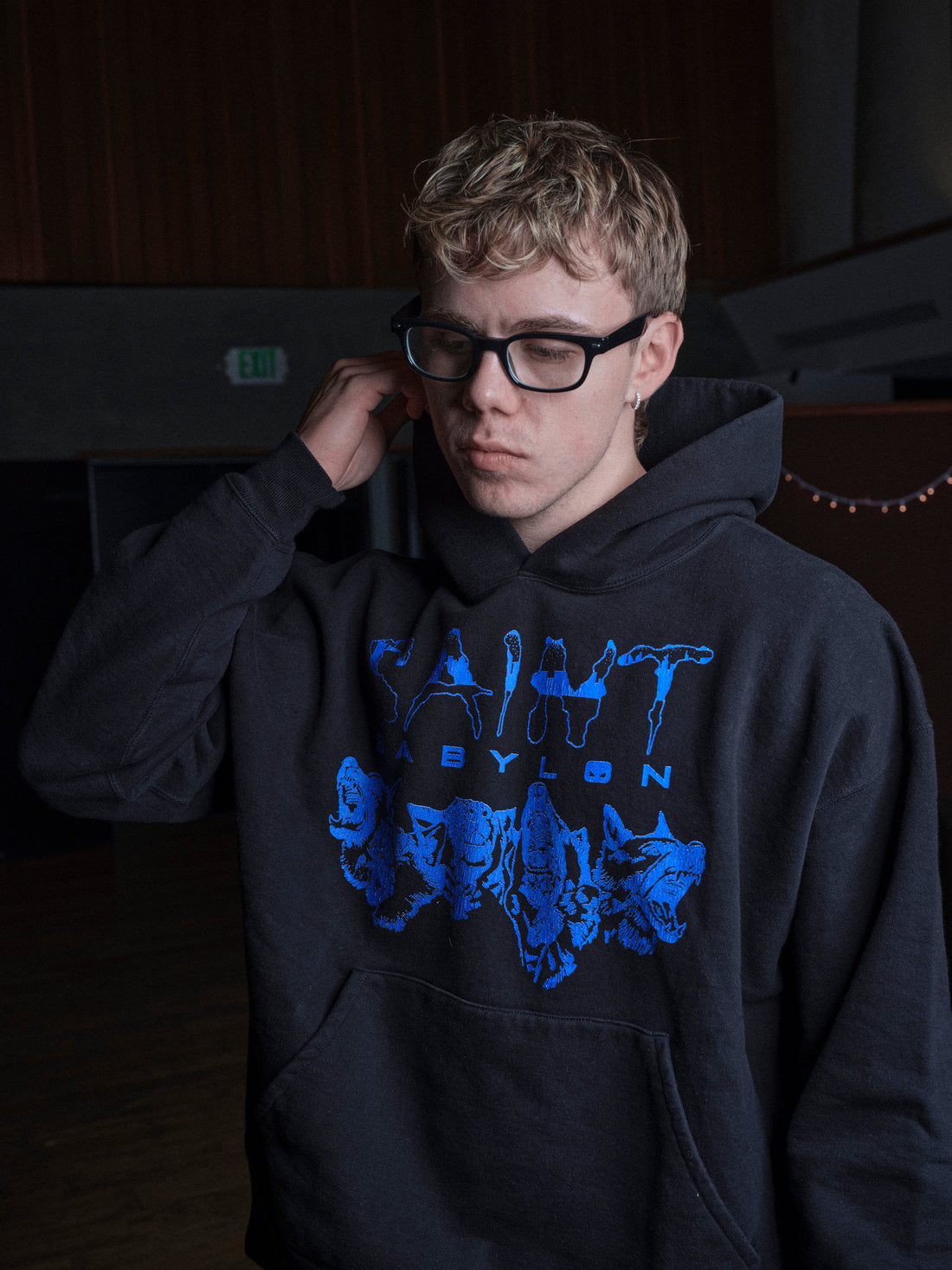 [SAINT Mxxxxxx]BBLN HOODIE/SAINT BABYLON/BLACK(SM-HR1-0000-C50)