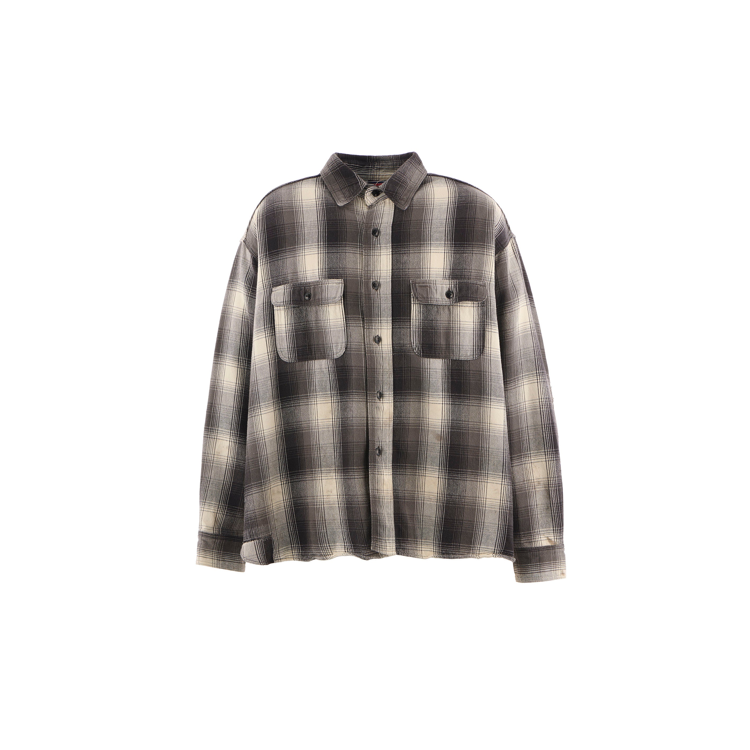 SAINT Mxxxxxx]BB_FLANNEL SHIRT/CHECK/BLACK(SM-HR1-0000-C52) – R&Co.