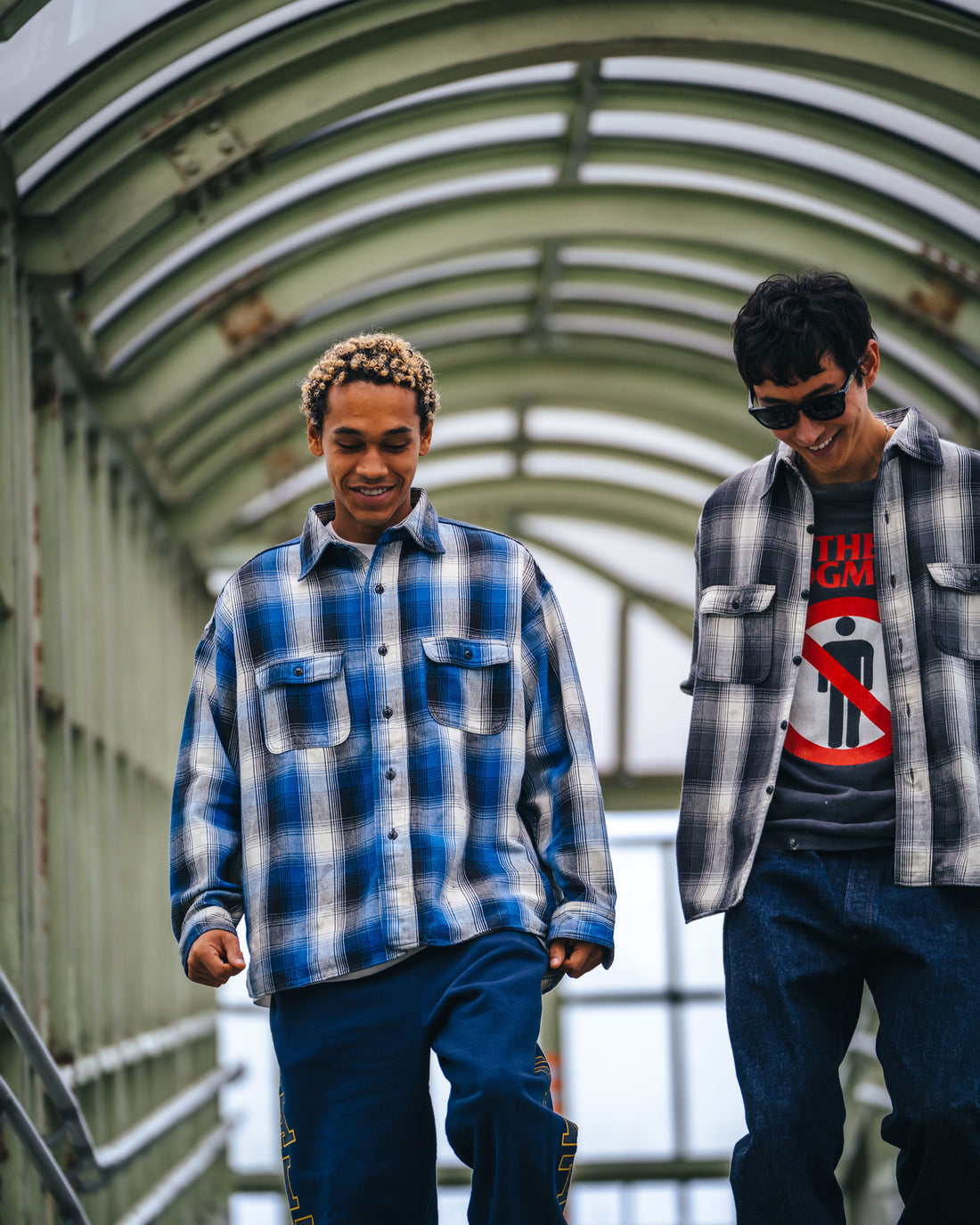 [SAINT Mxxxxxx]BB_FLANNEL SHIRT/CHECK/BLACK(SM-HR1-0000-C52)