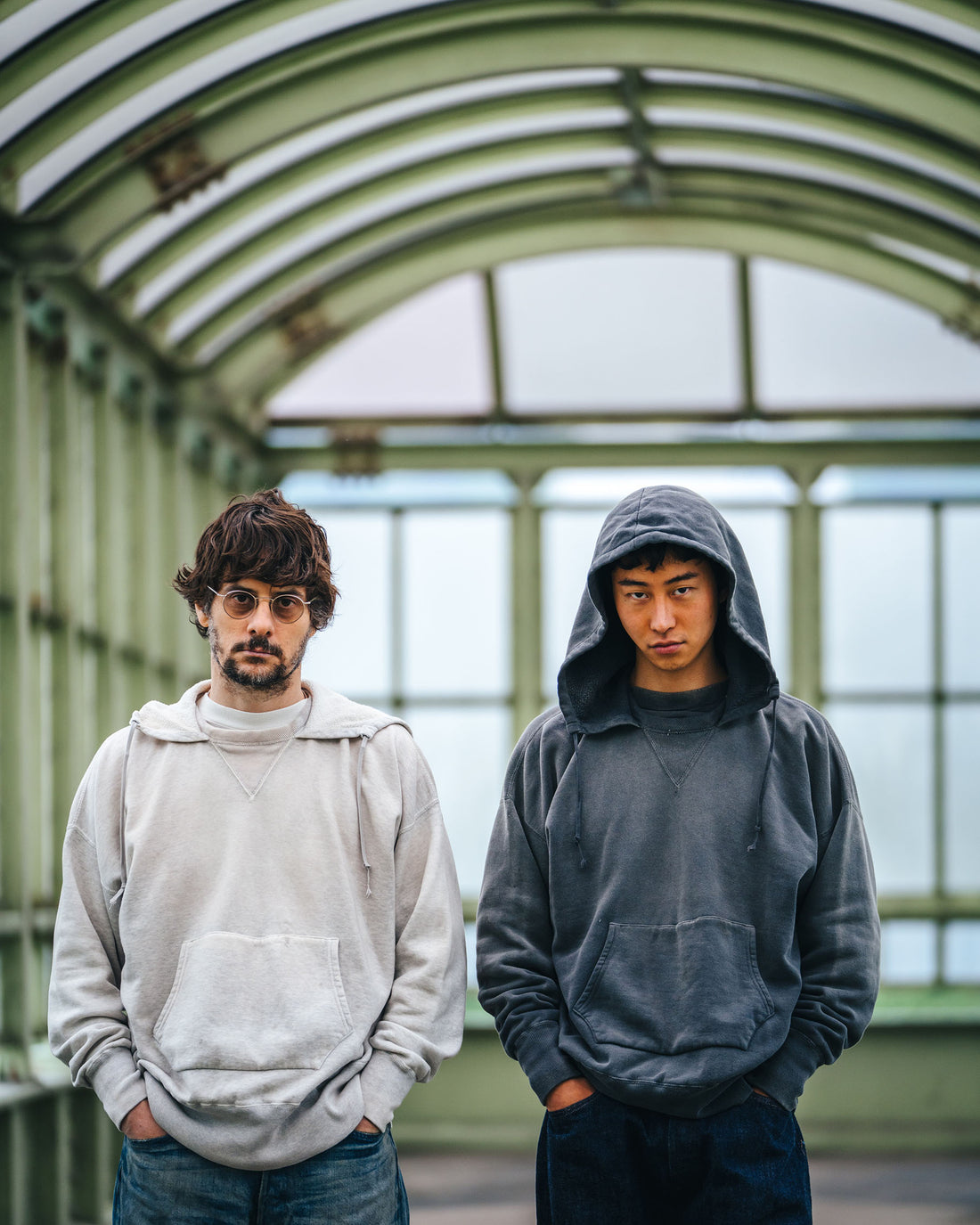 [SAINT Mxxxxxx]BB_AFTER HOODED HOODIE/V/GRAY(SM-HR1-0000-C55)