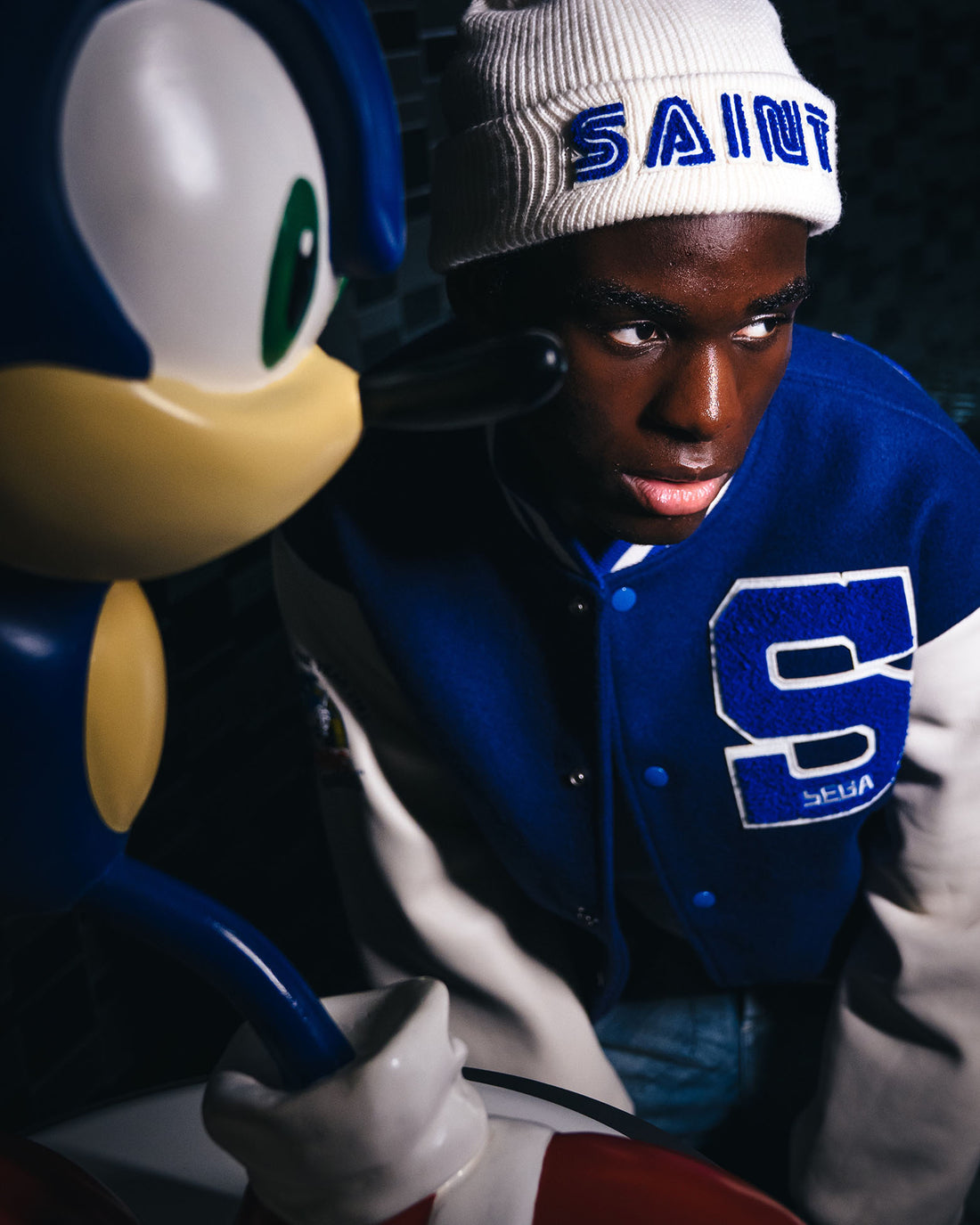 [SAINT Mxxxxxx]SG_KNIT CAP/SAINT SEGA/WHITE(SM-HR1-0000-C67)