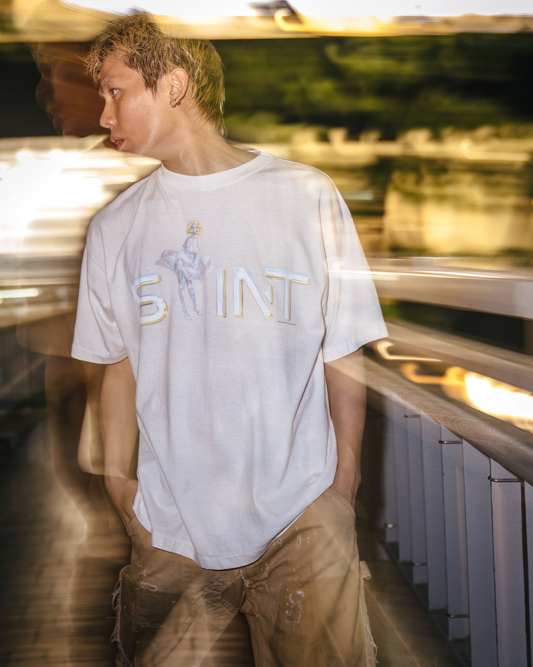 [SAINT Mxxxxxx]SRYM_SS TEE/LOVERS/WHITE(SM-HR1-0000-C79)