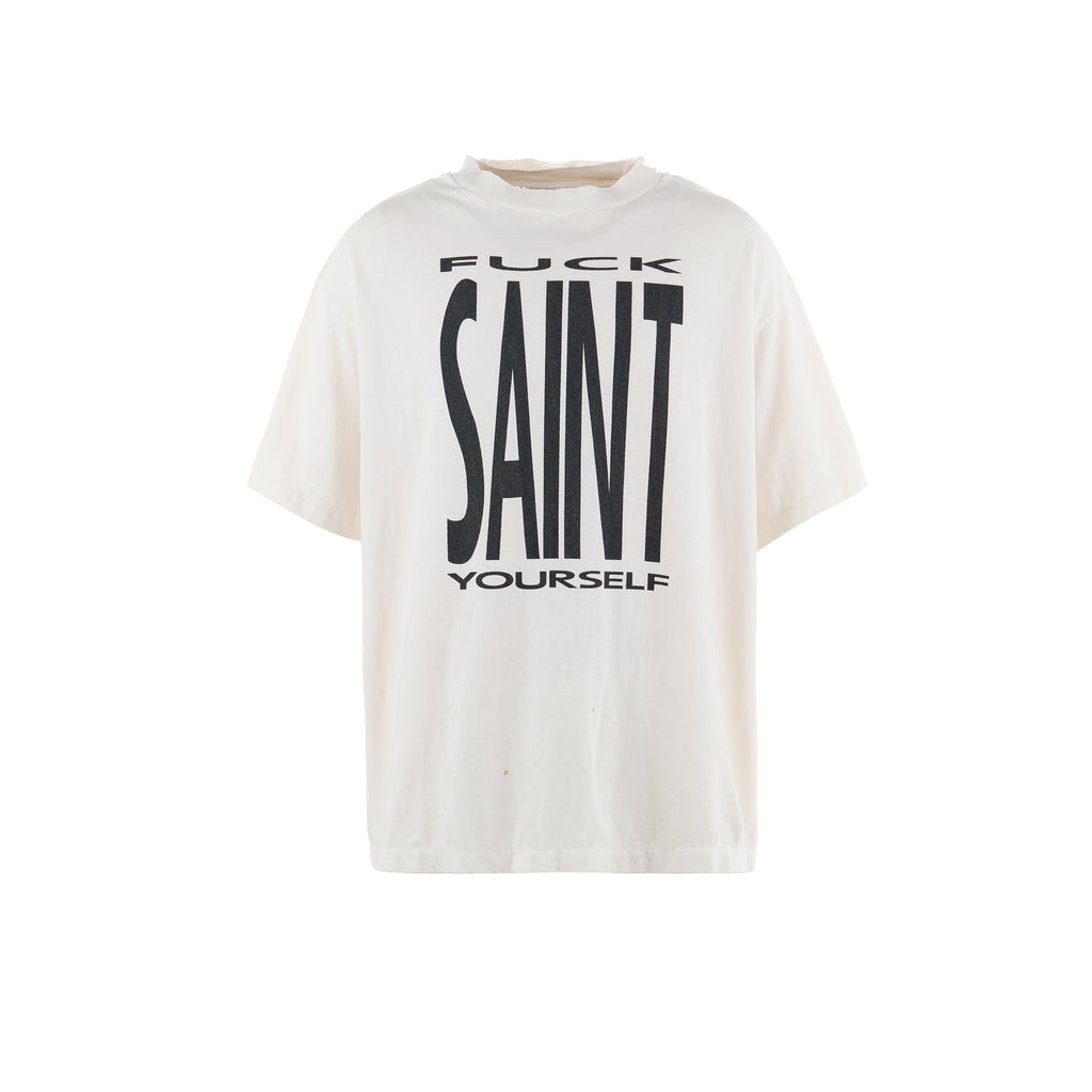 SAINT Mxxxxxx]SS TEE/SAINT YOURSELF/WHITE(SM-HR8-0000-020) – R&Co
