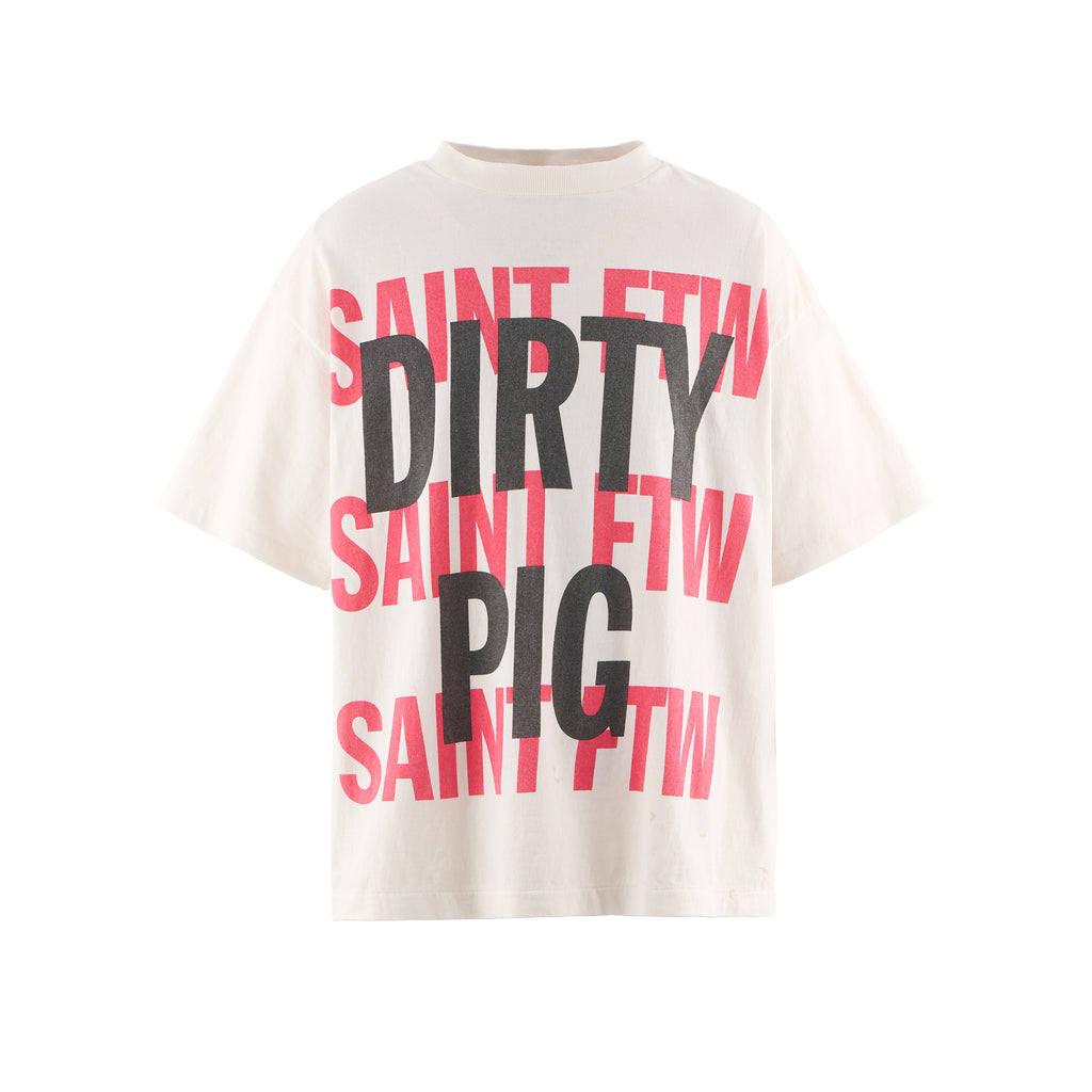 SAINT Mxxxxxx]SS TEE/DIRTY PIG/WHITE(SM-HR8-0000-021) – R&Co