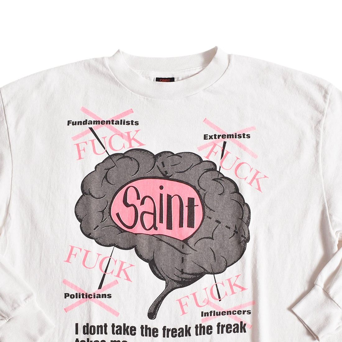 [SAINT Mxxxxxx]LS TEE/BRAIN/WHITE(SM-HR8-0000-036)
