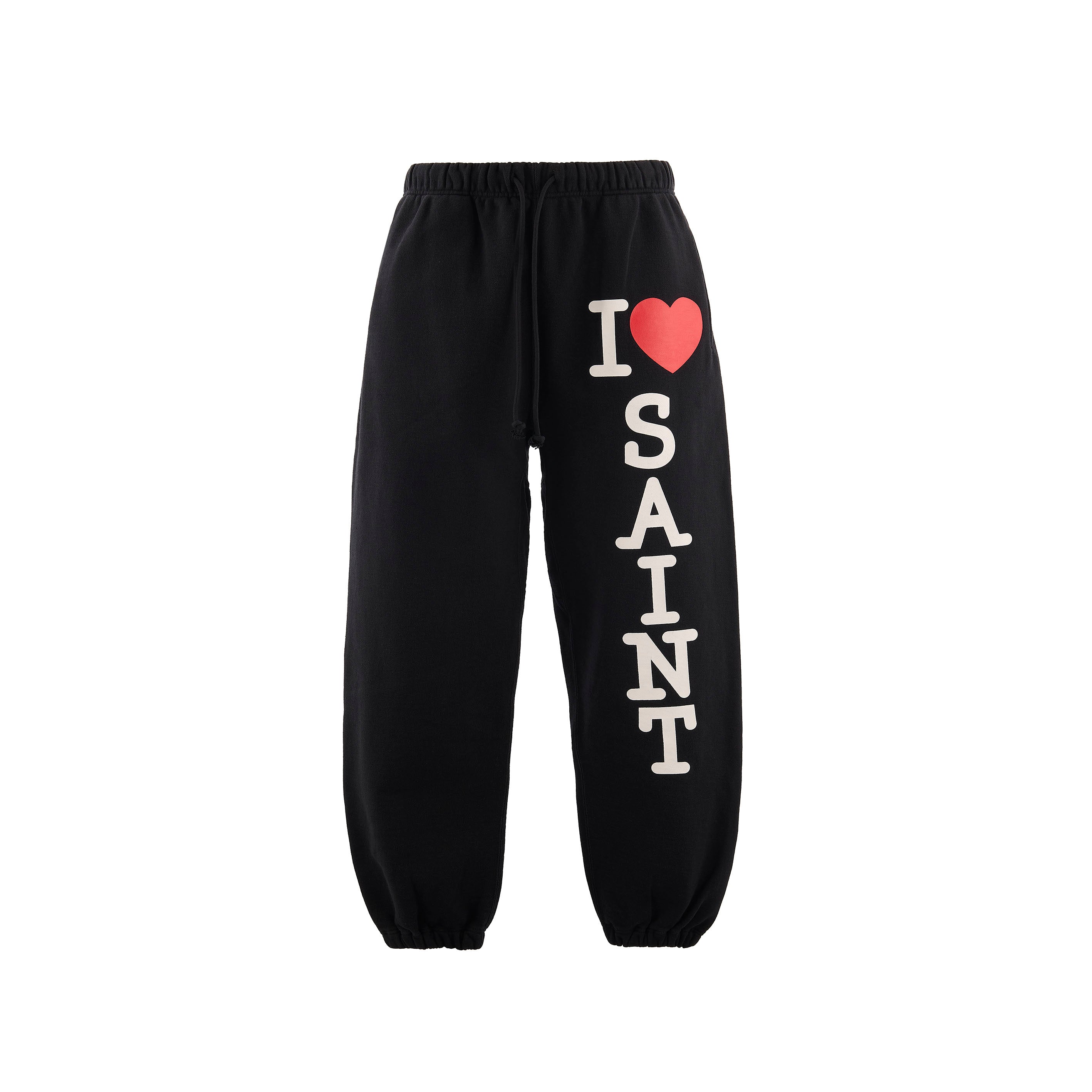 SAINT Mxxxxxx]SWEAT PANTS/I LOVE SAINT/BLACK(SM-MK8-0000-062) – R&Co.