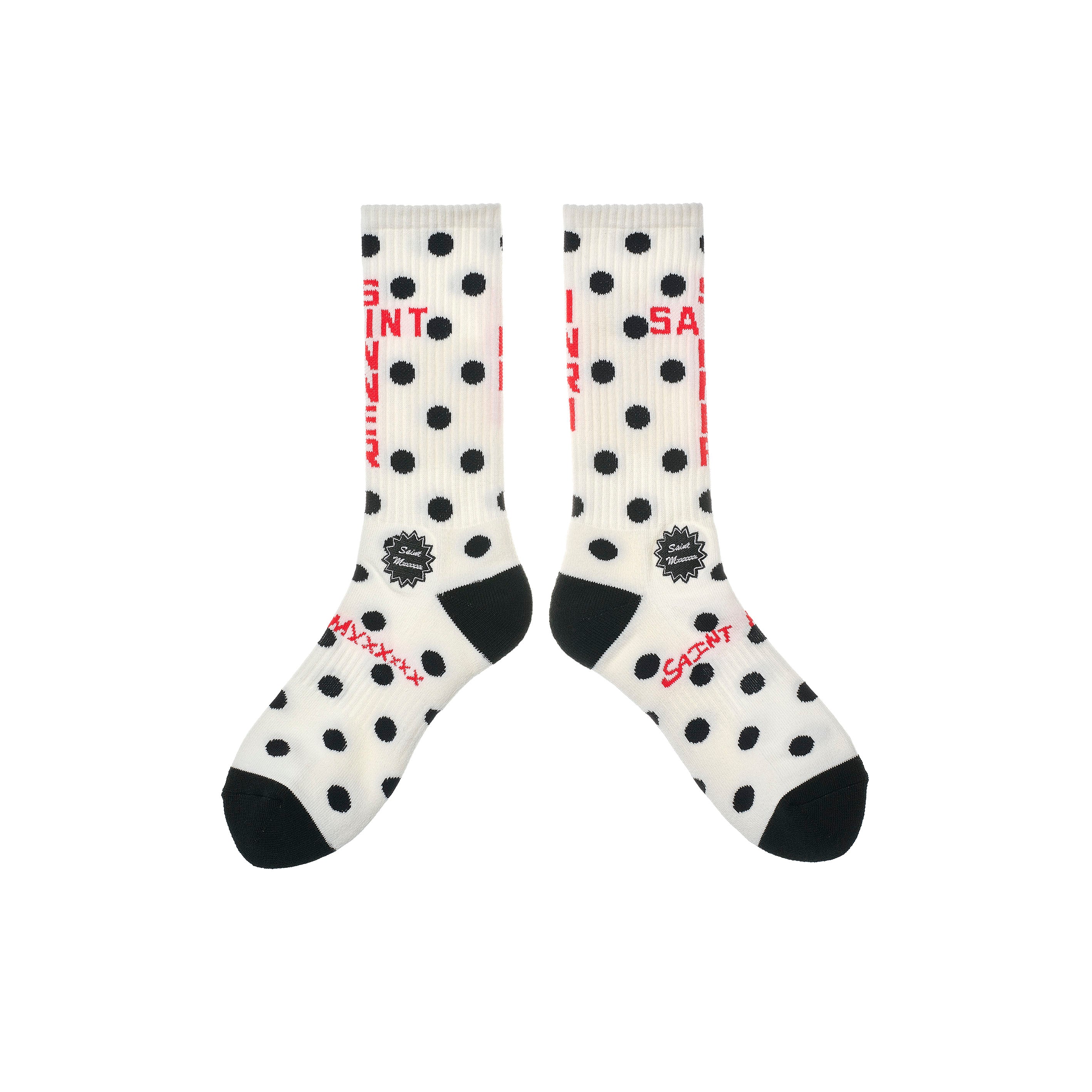 SAINT Mxxxxxx]SOCKS/DOT/WHITE(SM-MK8-0000-101) – R&Co.