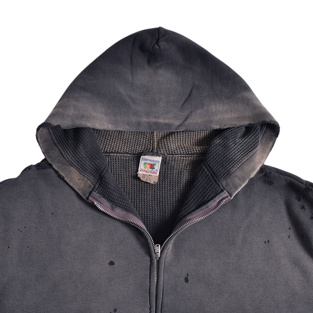 [SAINT Mxxxxxx]HOODIE/DBL-FC ZIP/CHARCOAL(SM-YS1-0000-042)