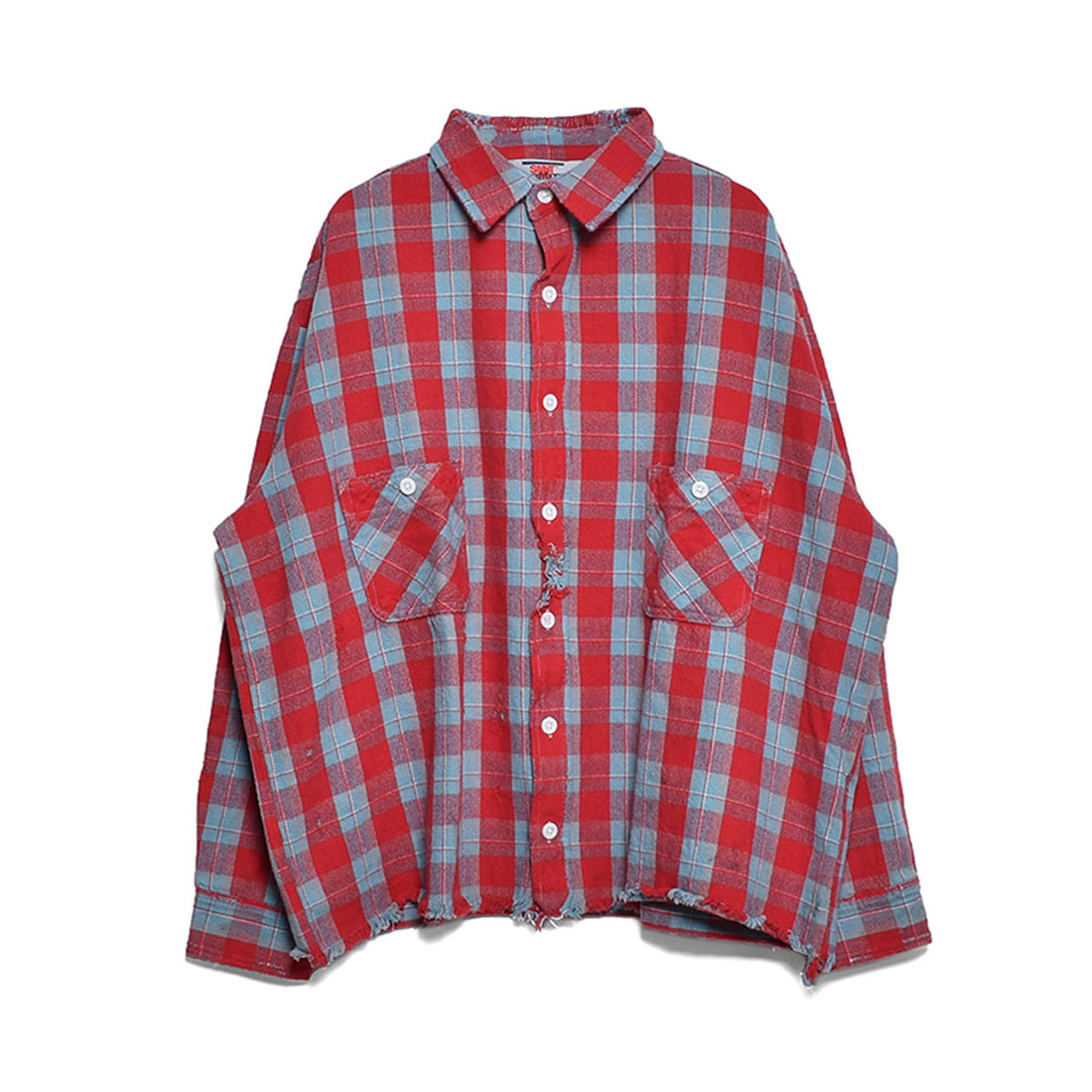 M】 SAINT Mxxxxxx SA_FRANNL SHIRT/GRN（SAINT Mxxxxxx]FRANNEL SHIRT 