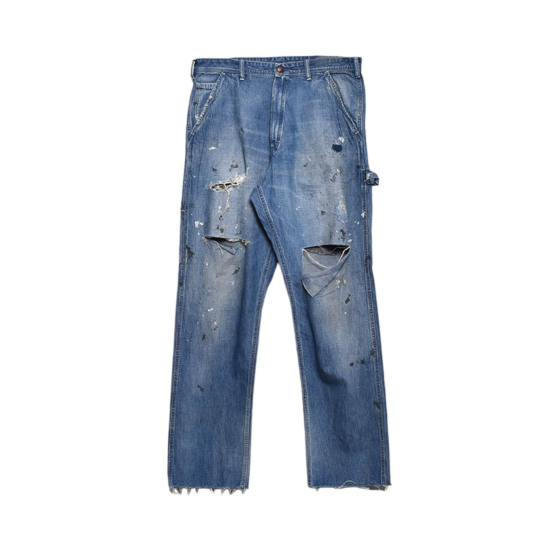 中古】<>SAINT MICHAEL <>24AW 「DENIM PANTS PAINTER」 ダメージ加工  