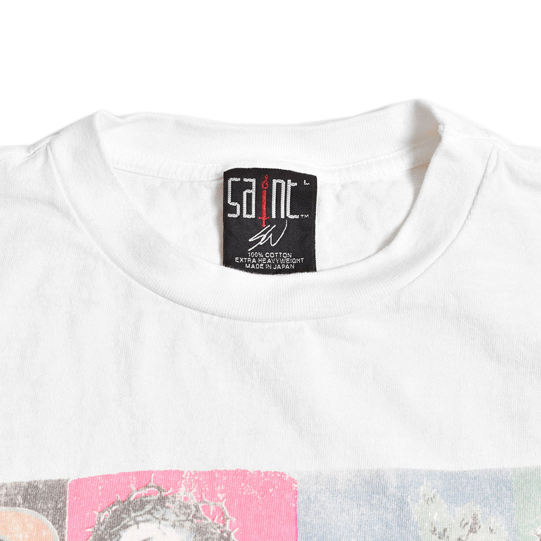 SAINT Mxxxxxx]SW_SS TEE/VEGES/WHITE(SM-YS8-0000-C15) – R&Co