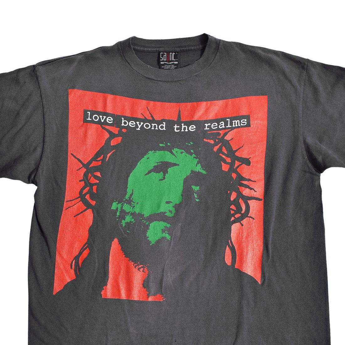 SAINT MICHAEL SS TEE LOVE BEYONDプリントTシャツ 