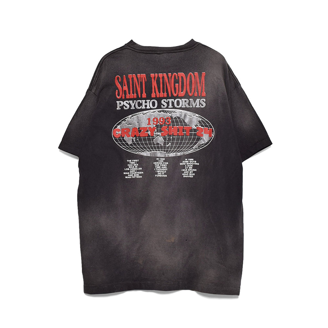 SAINT Mxxxxxx]LM_SS TEE/ST KINGDOM/BLACK(SM-YS8-0000-C45) – R&Co