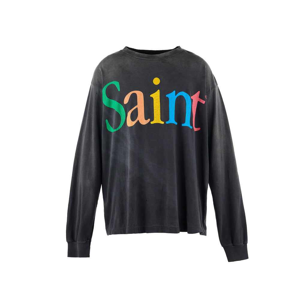 SAINT Mxxxxxx]LS TEE/SAINT/BLACK(SM-HR8-0000-032) – R&Co