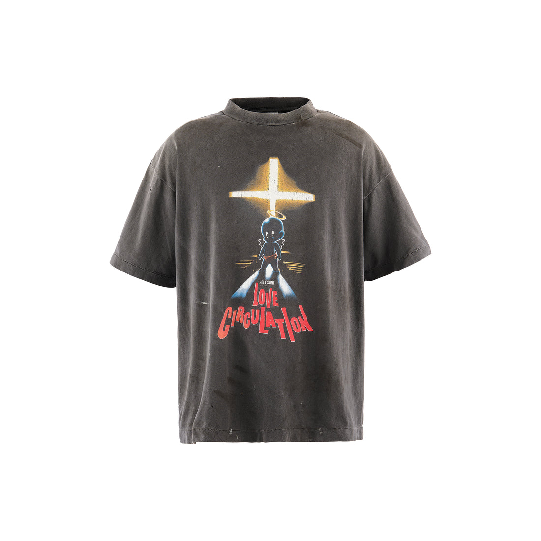 [SAINT Mxxxxxx]SS T-SHIRT/LOVE CICULATION(SM-MK1-0000-001)