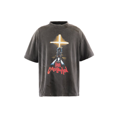 [SAINT Mxxxxxx]SS T-SHIRT/LOVE CICULATION(SM-MK1-0000-001)
