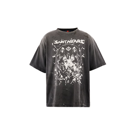 [SAINT Mxxxxxx]BKM_SS T-SHIRT/SAINT MEANS(SM-MK1-0000-C50)