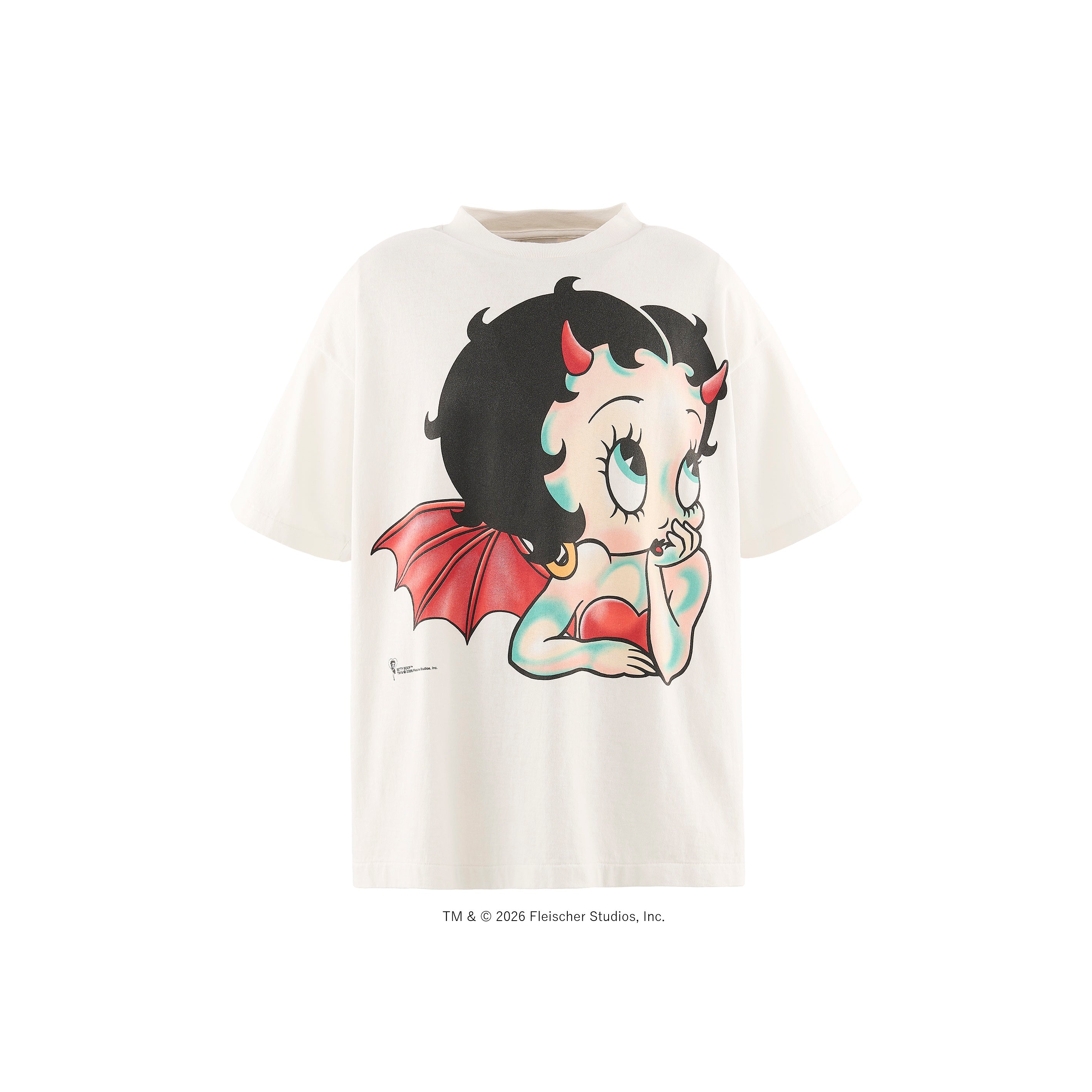 プレゼントに最適♡スタッズ付き特大赤目ハート半袖 T シャツ ホワイト M SAINT Mxxxxxx]BTY_SS T-SHIRT/DEVIL(SM-MK1-0000-C12) – R&Co.