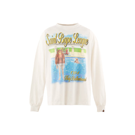 [SAINT Mxxxxxx]BAPE_LS T-SHIRT/POOL(SM-MK1-0000-C39)