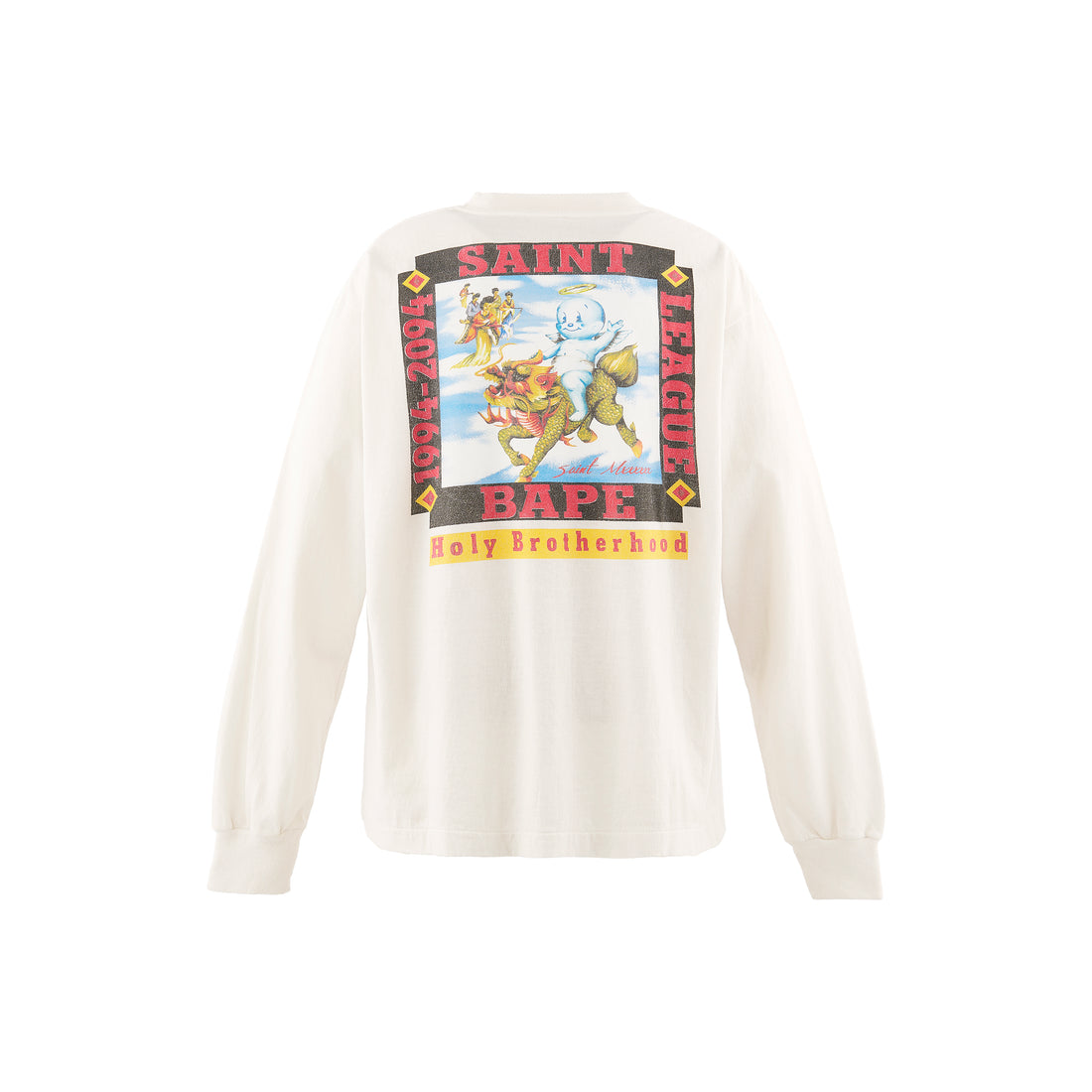 [SAINT Mxxxxxx]BAPE_LS T-SHIRT/POOL(SM-MK1-0000-C39)