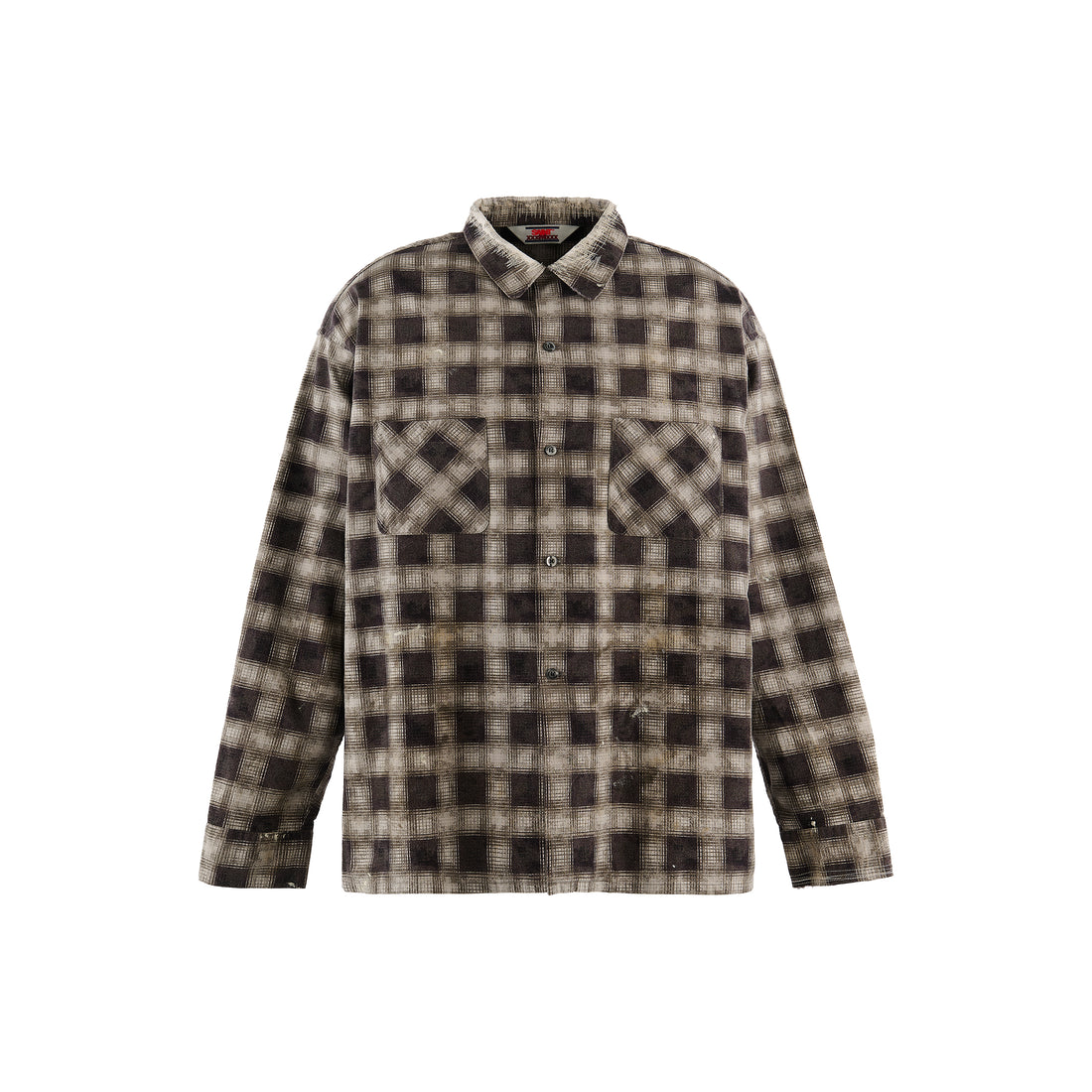 [SAINT Mxxxxxx]PRINT CHECK SHIRT(SM-MK1-0000-026)