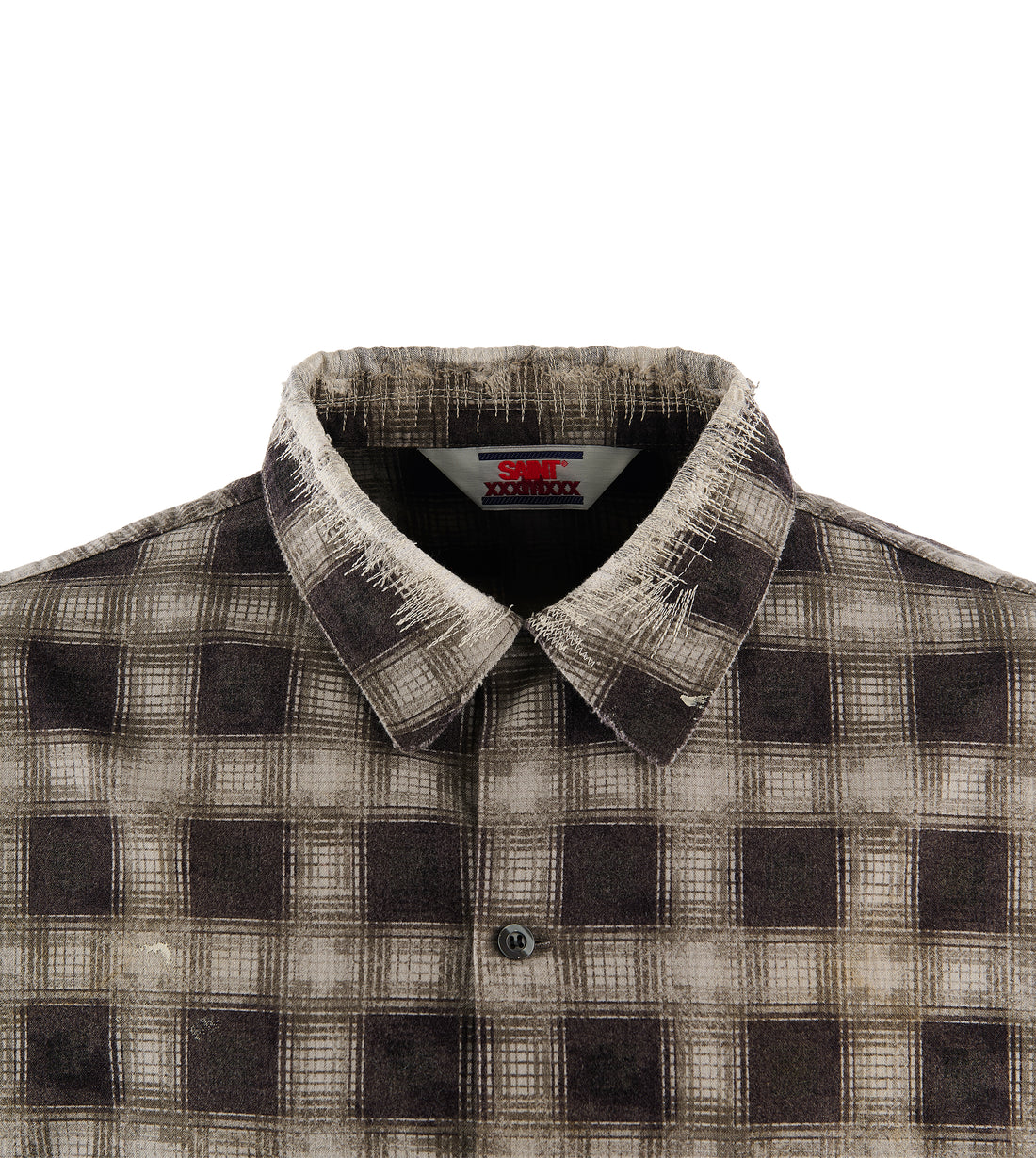 [SAINT Mxxxxxx]PRINT CHECK SHIRT(SM-MK1-0000-026)