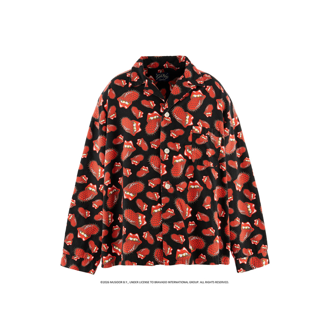 [SAINT Mxxxxxx]TRS_PAJAMA SHIRT/LIPS&TOHGUE(SM-MK1-0000-C47)