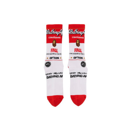 [SAINT Mxxxxxx]BAPE_SOCKS/FAINAL(SM-MK1-0000-C40)