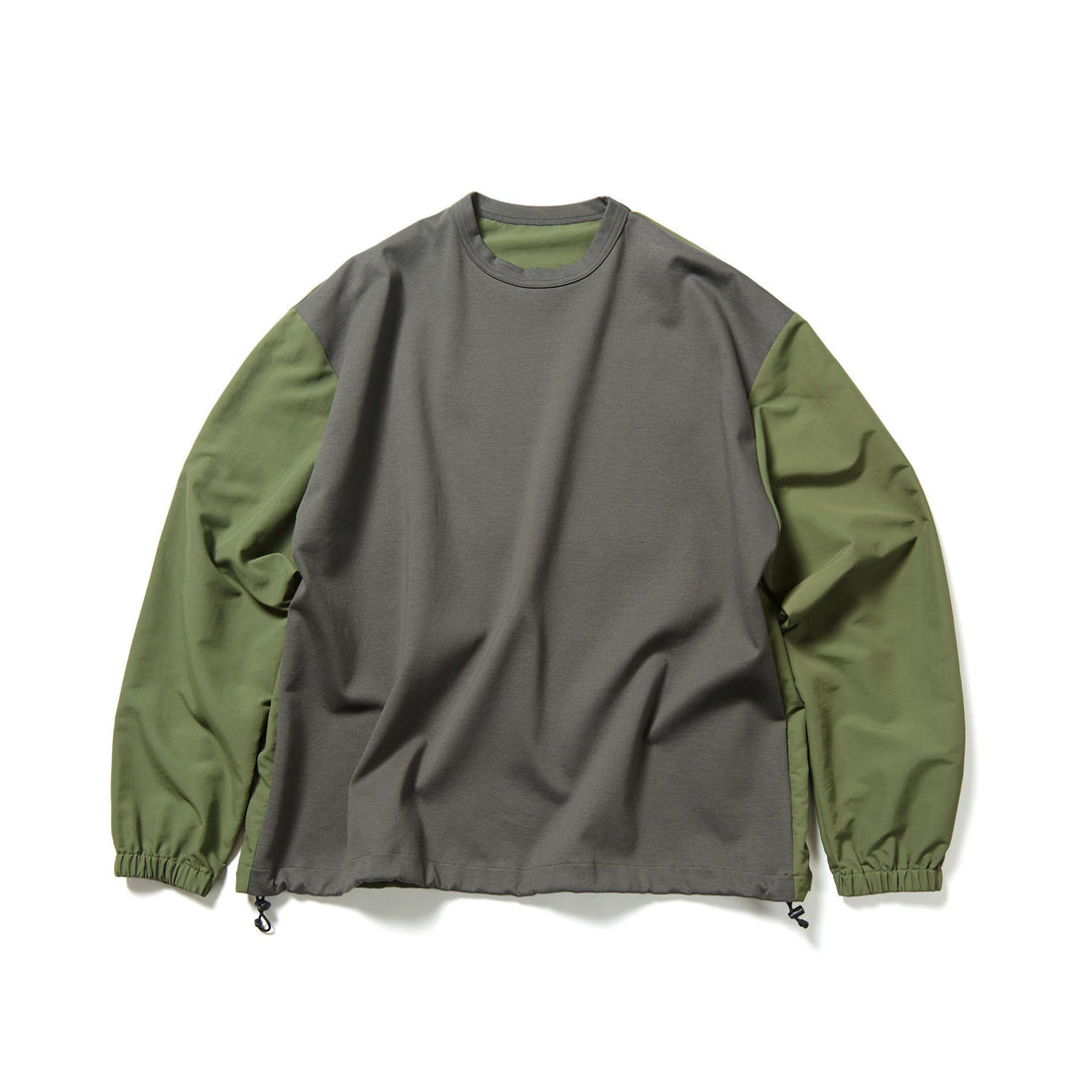 [SOPHNET.]FABRIC MIX L/S CREWNECK TOP(SOPH-242046)