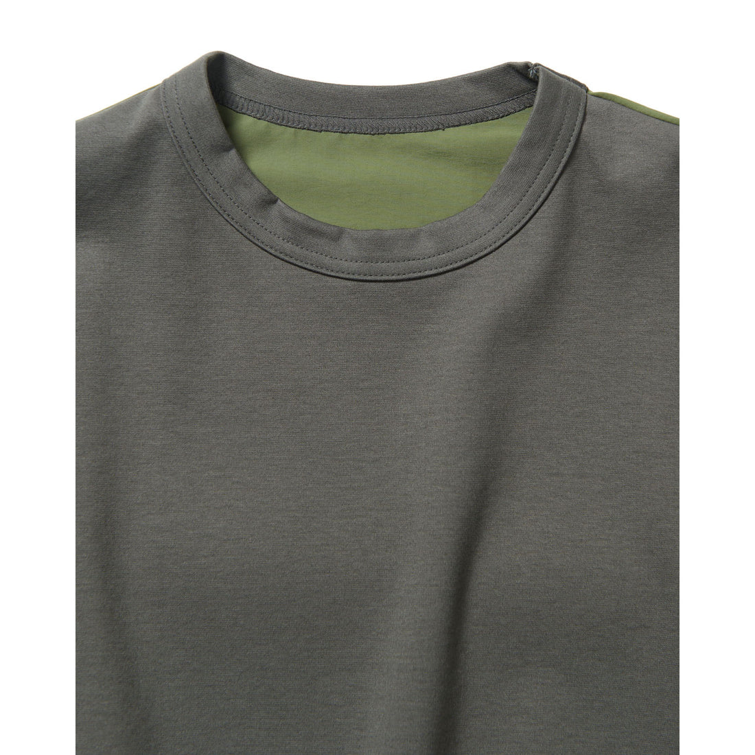 [SOPHNET.]FABRIC MIX L/S CREWNECK TOP(SOPH-242046)