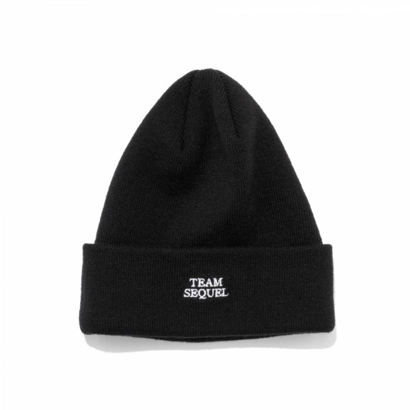 [NEW ERA × SEQUEL]BASIC CUFF KNIT/BLACK(SQ-24AW-HT-01)