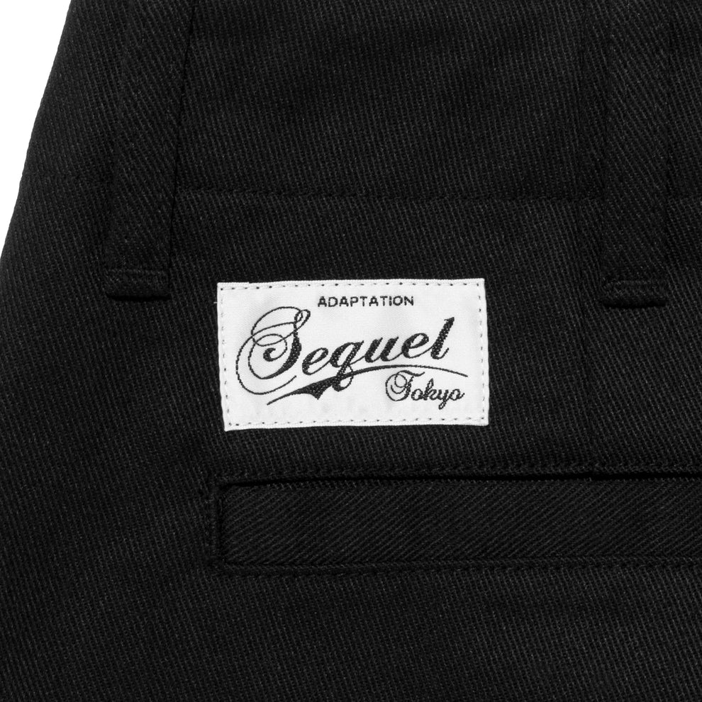 SEQUEL]CHINO PANTS(TYPE-F)/BLACK(SQ-25AW-PT-02) – R&Co.
