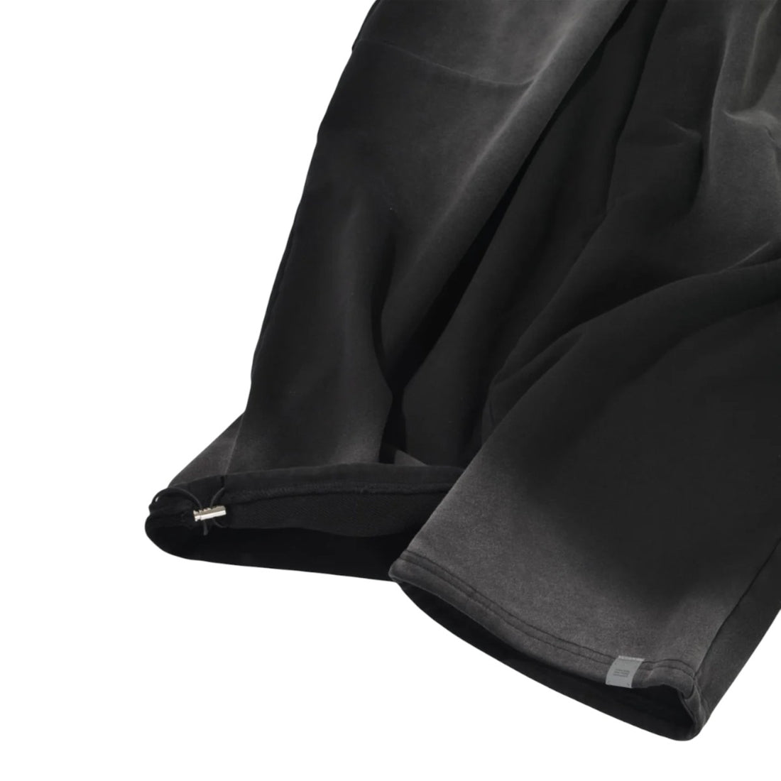 [SUPERTHANKS]Sun faded Sweat Side-tuck Wide Pant/BLACK(ST253CS04A)