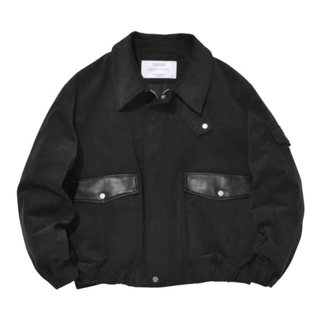 [SUPERTHANKS]Corduroy Harrington Jacket/BLACK(ST253JK02)