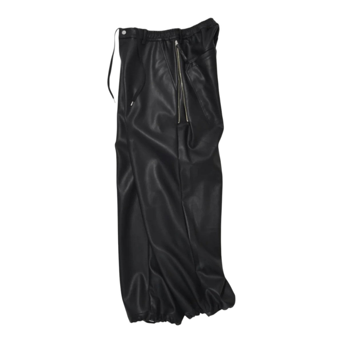 SUPERTHANKS]Faux Leather Side-zip Wide Pants/BLACK(ST254PT01A) – R&Co.